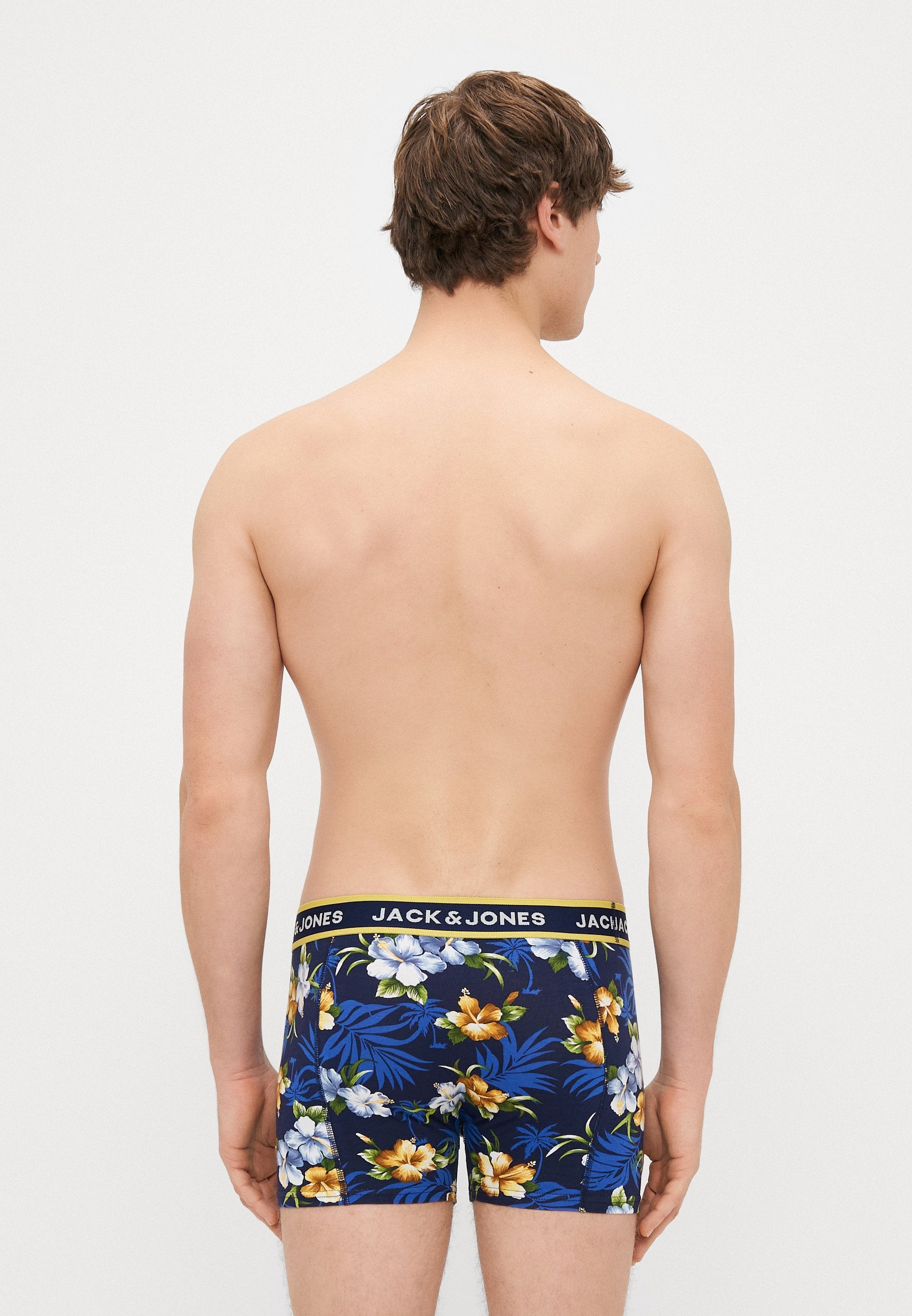 JACFLOWER TRUNKS 3 PACK - Trunks - black/bardaboes cherry/maritime blue