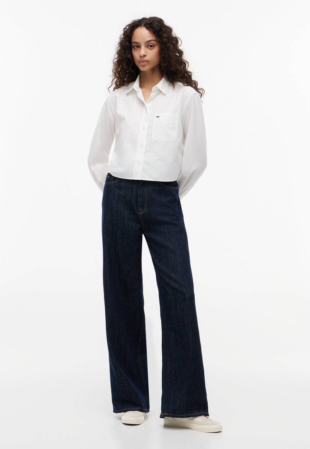 CLAIRE - Wide Leg - denim dark