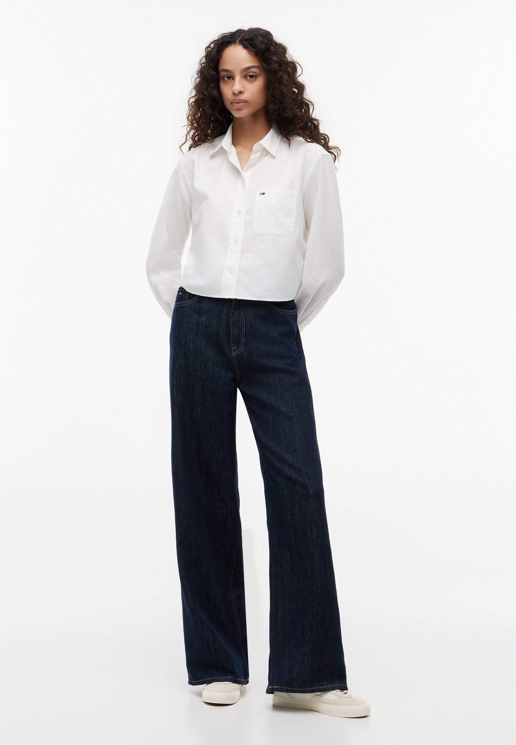CLAIRE - Wide Leg - denim dark