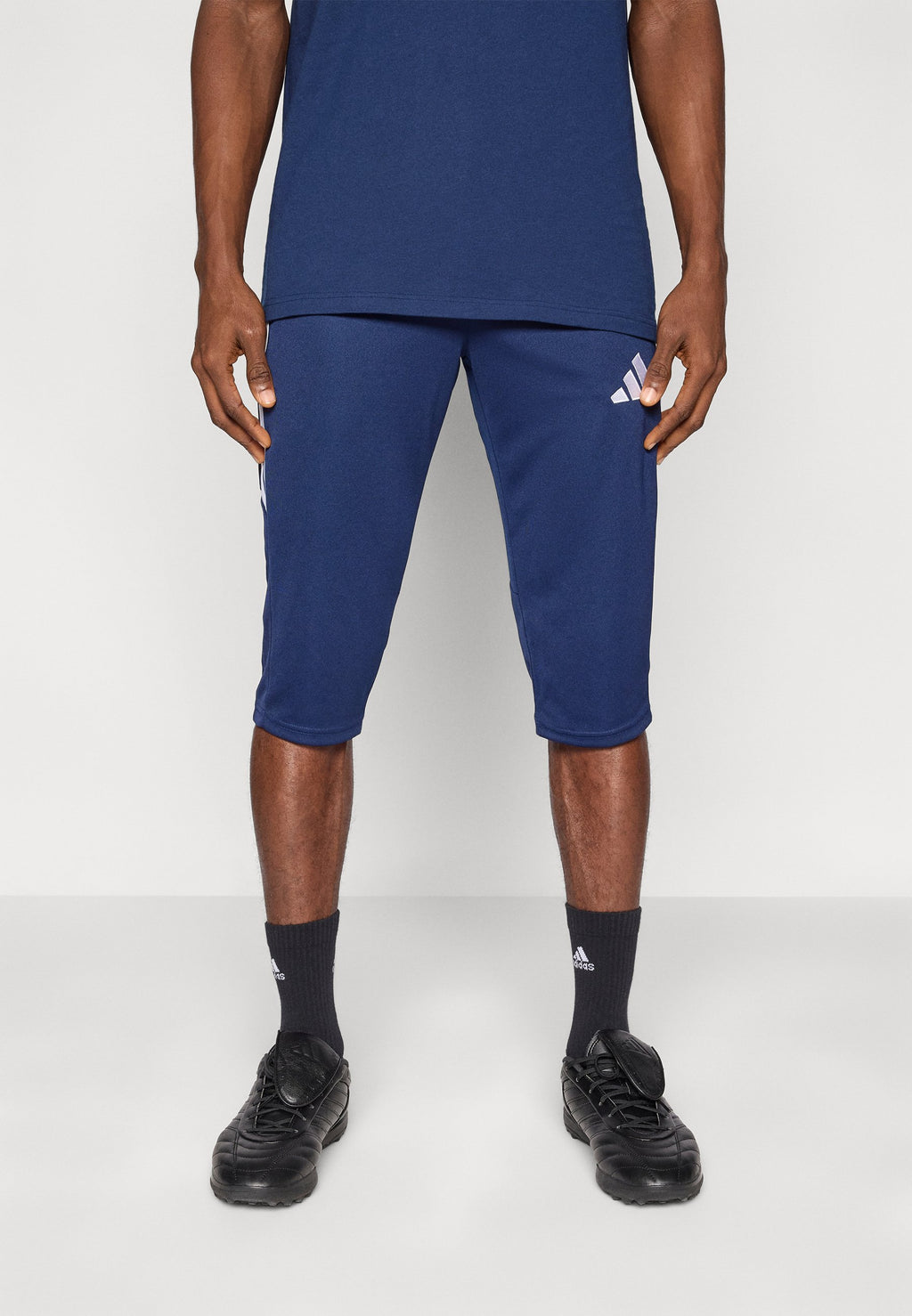 TIRO26 LEAGUE TRAINING PANTS - 3/4 sports trousers - team navy blue/white