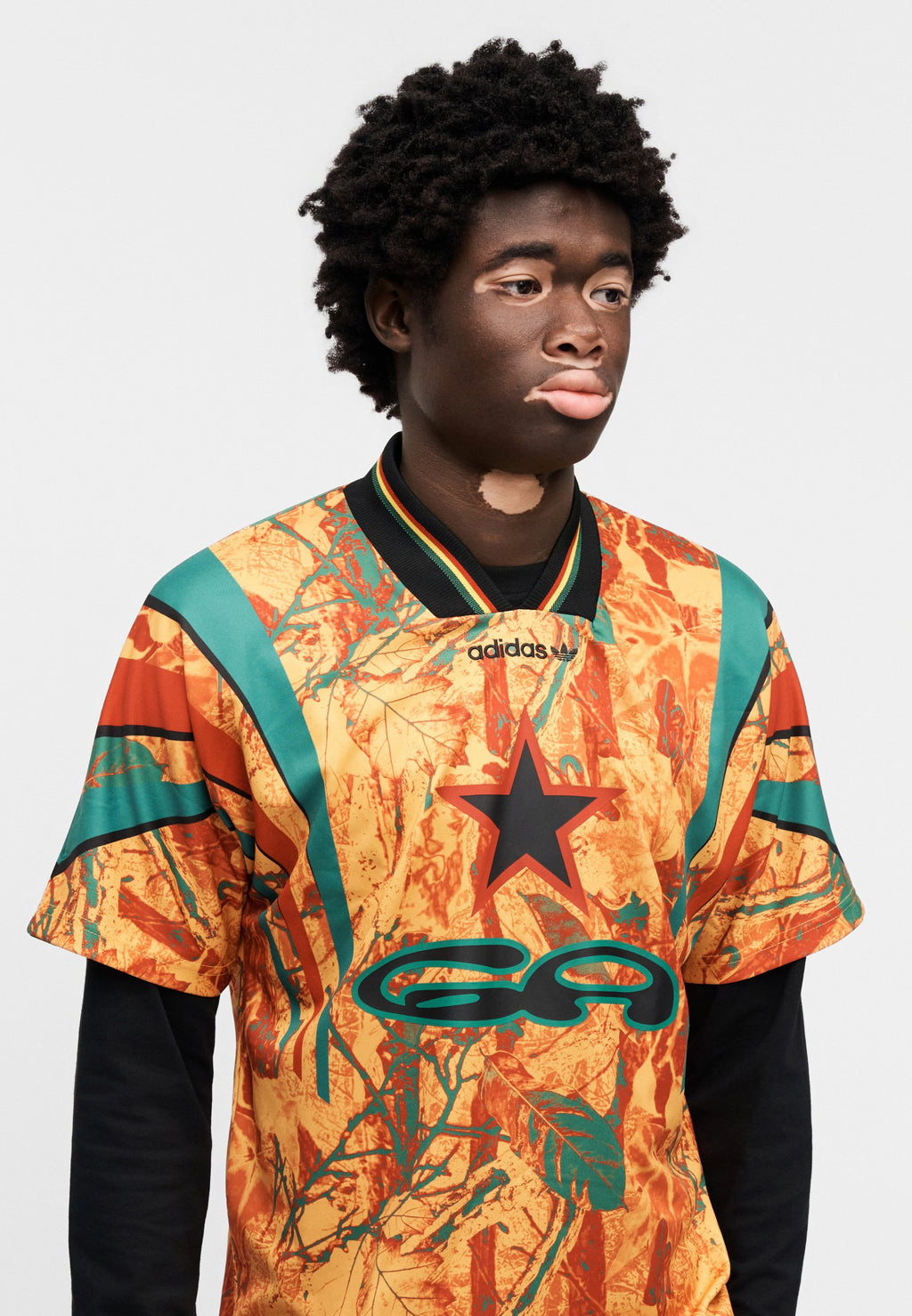 GRAPHIC - Print T-shirt - green/yellow/better scarlet