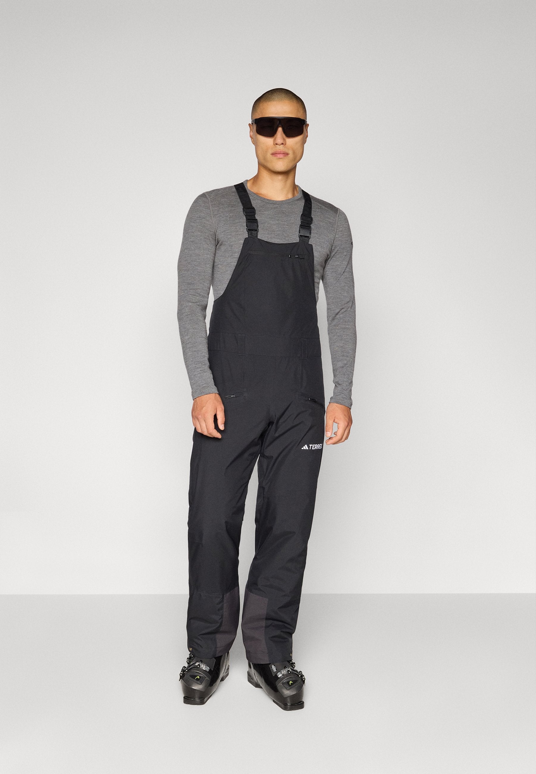 BIB PANT - Ski pants - black