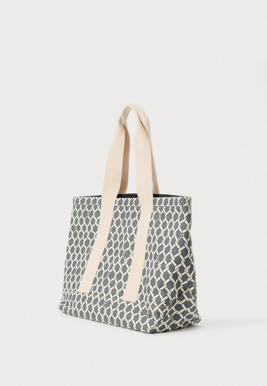 ROPE UNISEX - Tote bag - white/black