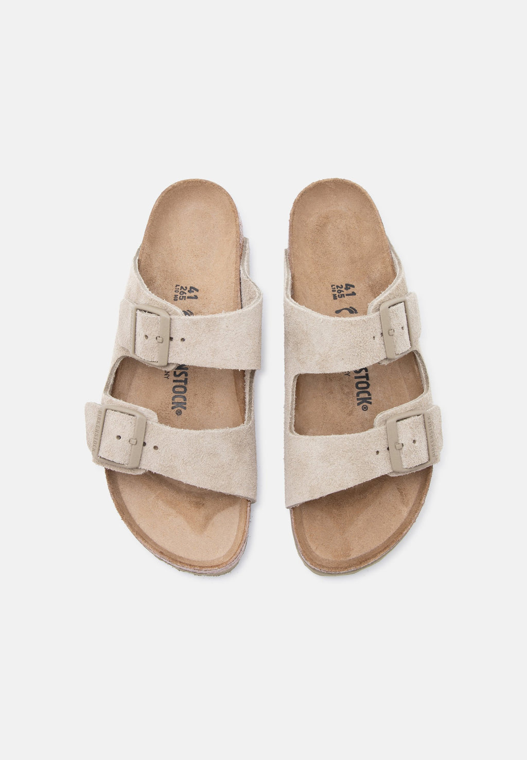 ARIZONA LEVE AĞARTILMIŞ KAKİ DAR UNISEX - Sandalet - ağartılmış haki