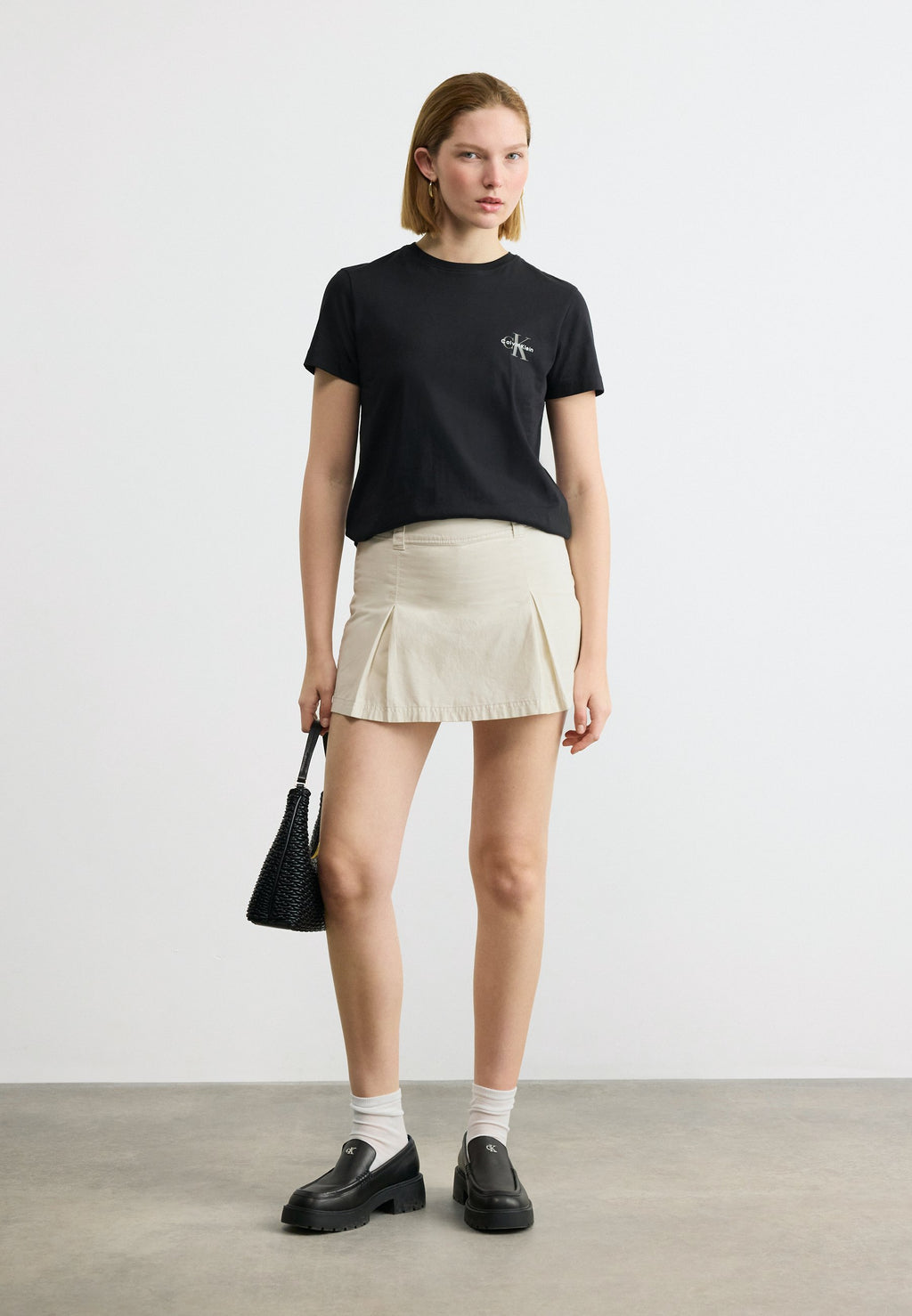 MONOLOGO TEE 2 PACK - Basic T-shirt - plein air/black
