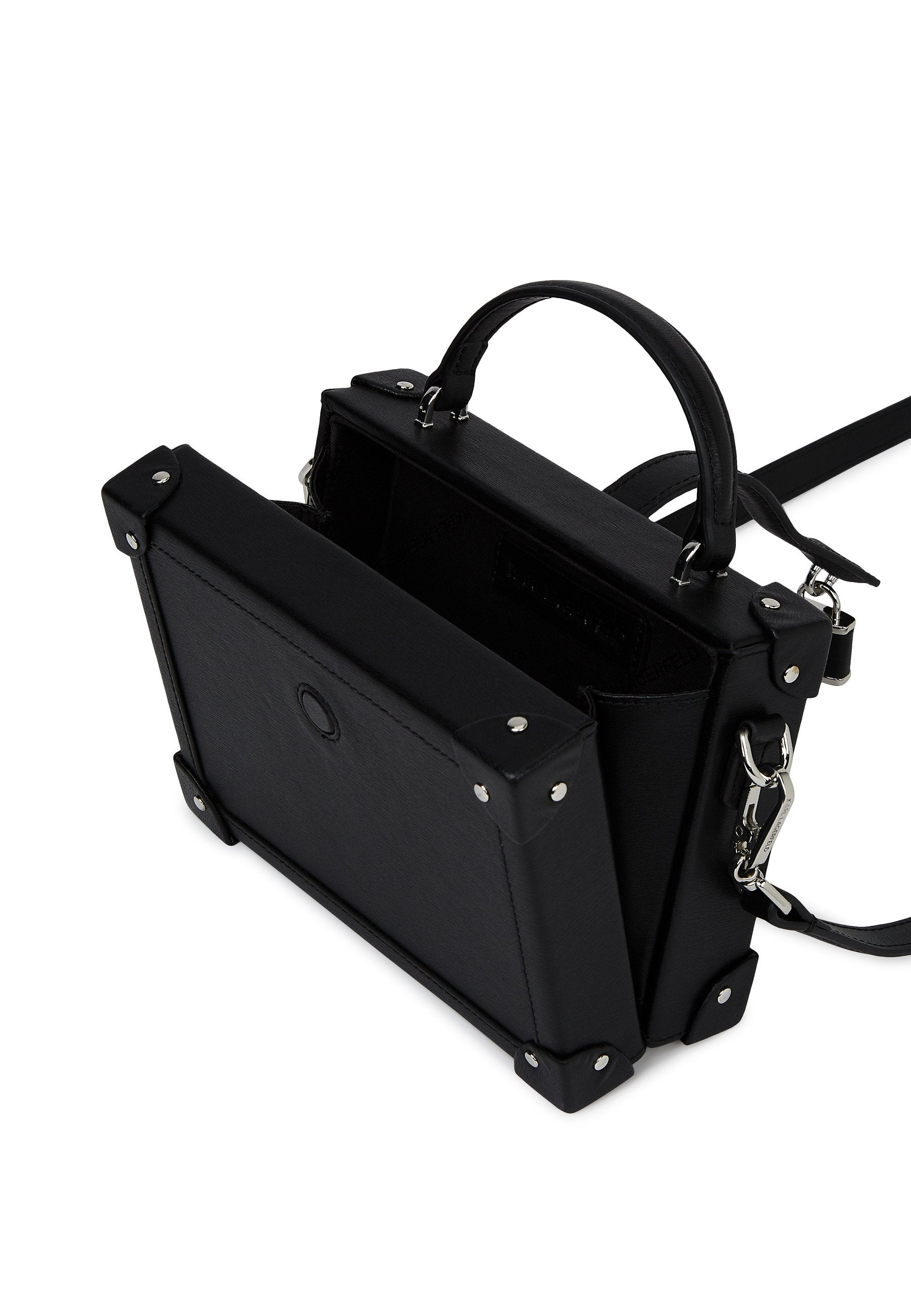 AUTOGRAPH PADLOCK TRUNK - Cross body bag - black-nickel