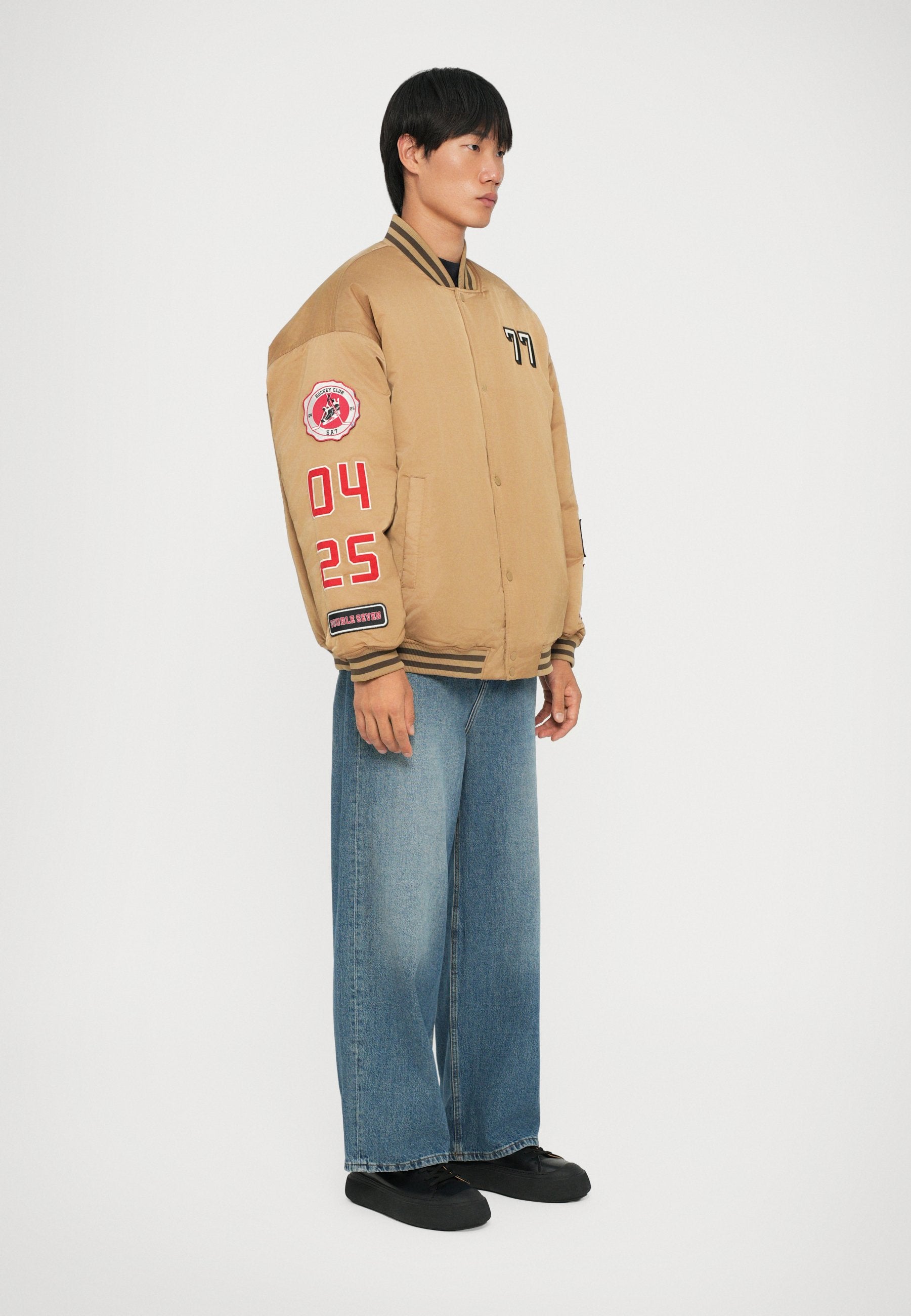 TRAIN GRAPHIC SERIES JACKET HOCKEY - Bomber Jacket - beige