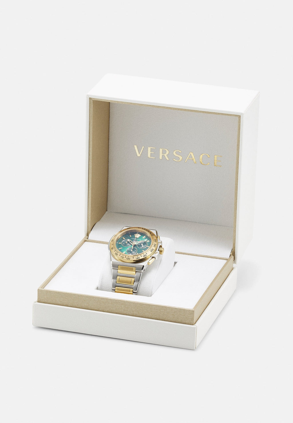 GRECA RACT.CHR (WC-7H) - Chronograph watch - two-tone/green