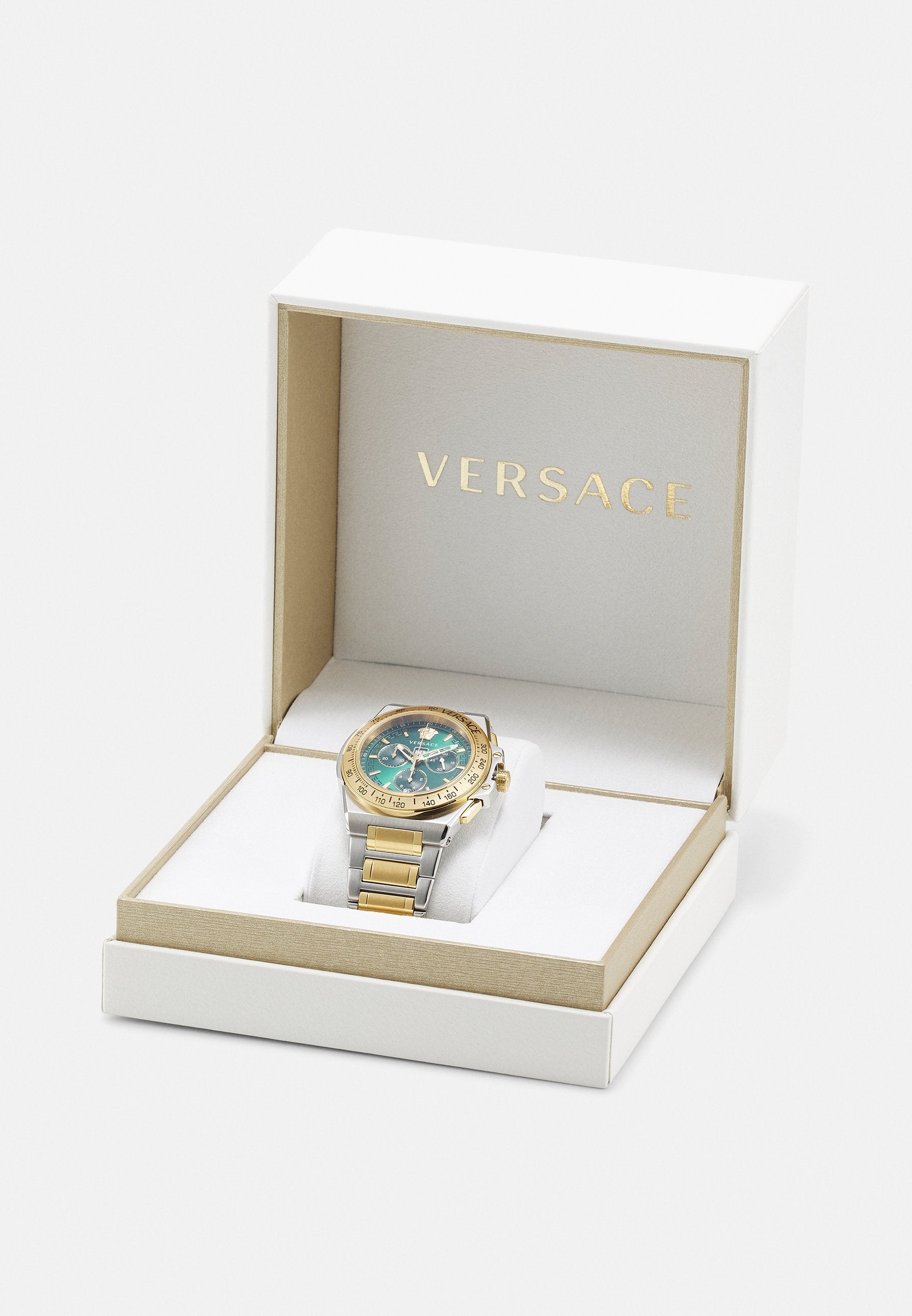 GRECA RACT.CHR (WC-7H) - Chronograph watch - two-tone/green