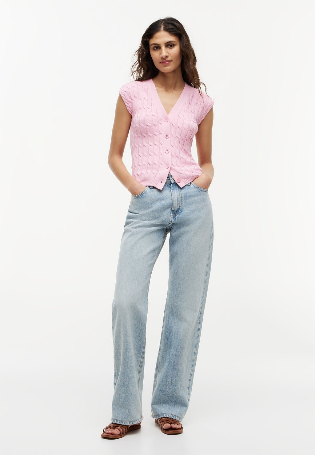 Cardigan - classic pink