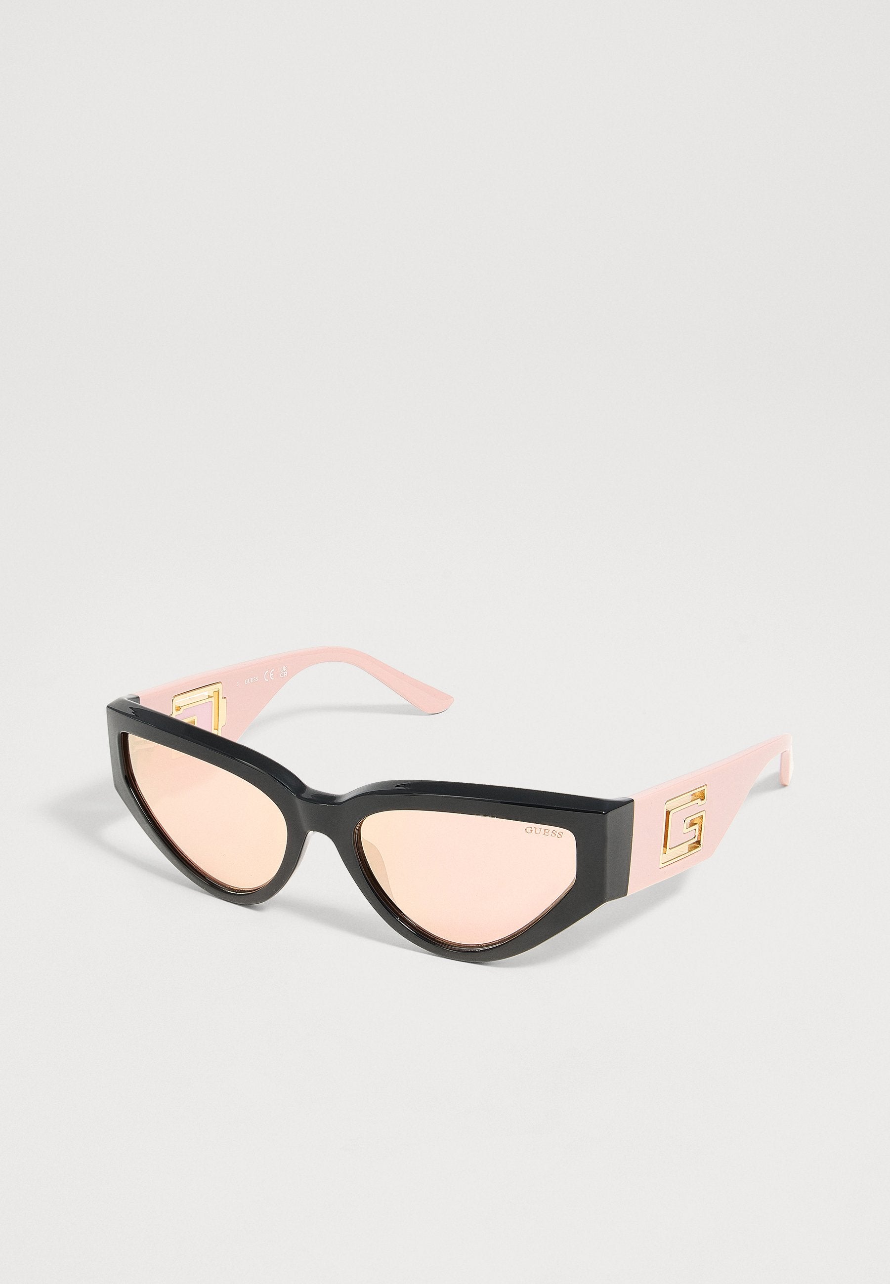 Sunglasses - black/light pink