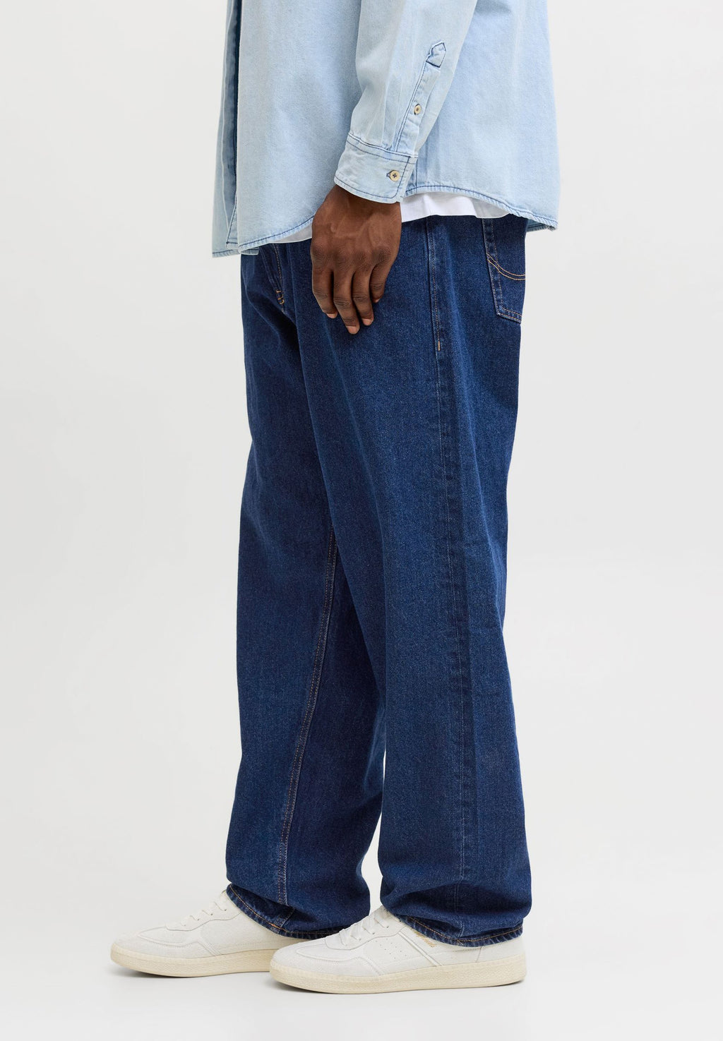 Relaxed Fit Plus Size JJICHRIS JJORGINAL AT 637 NOOS PLS - Relaxed fit jeans - blue denim