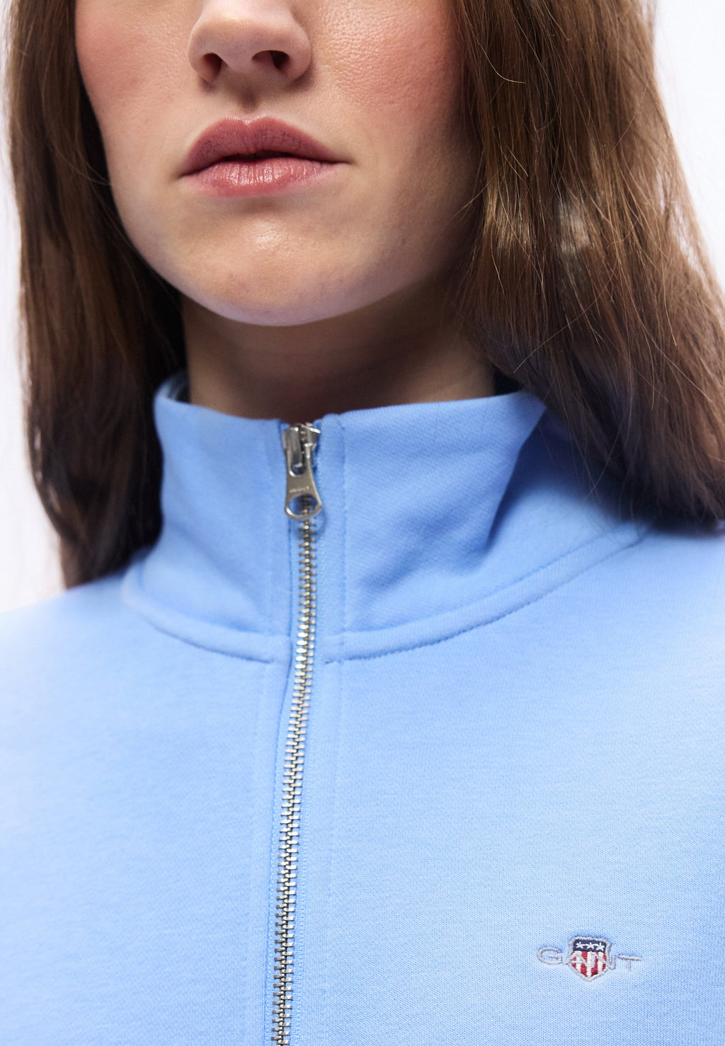 Zip-up sweatshirt - palace blue