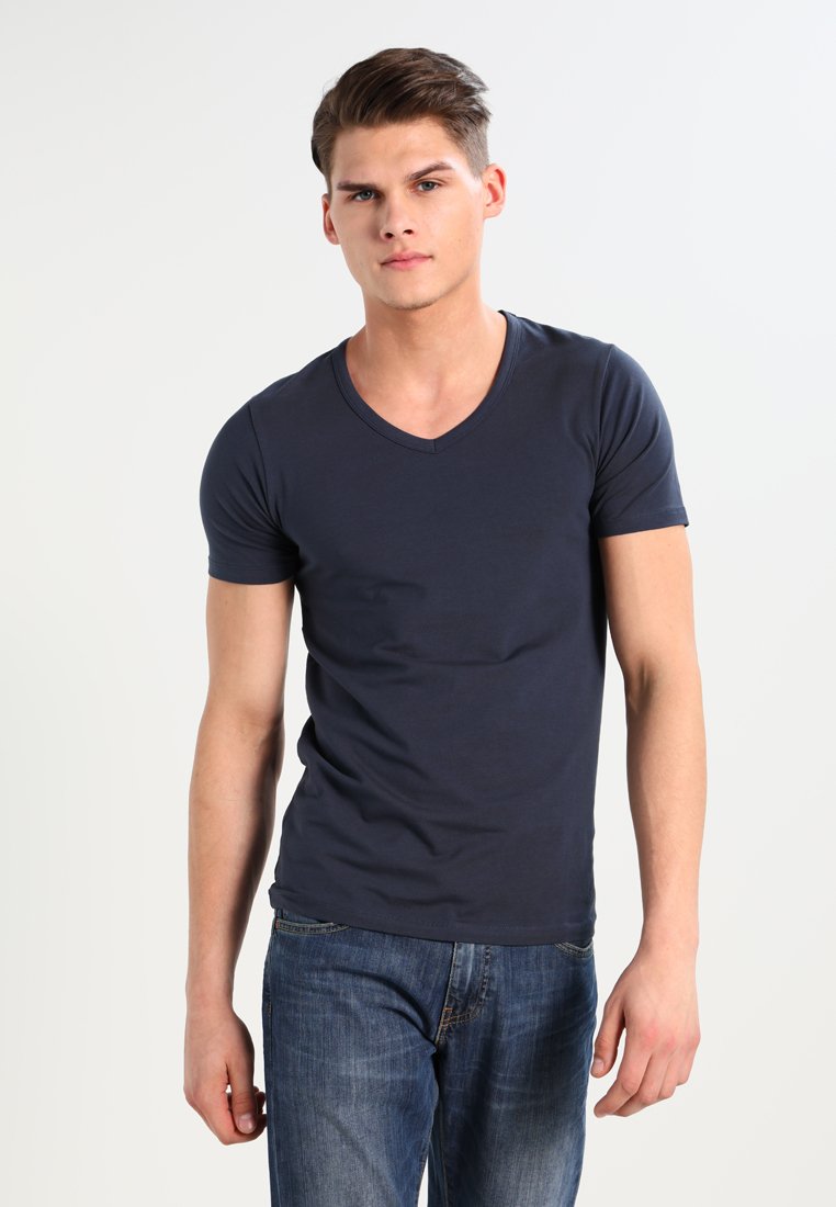 Basic T-shirt - navy blue