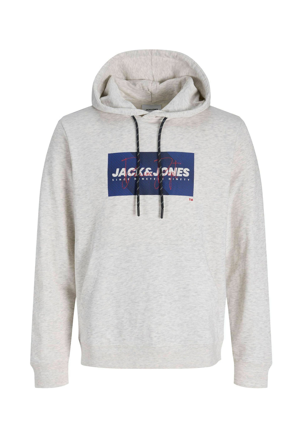 Hoodie - white melange