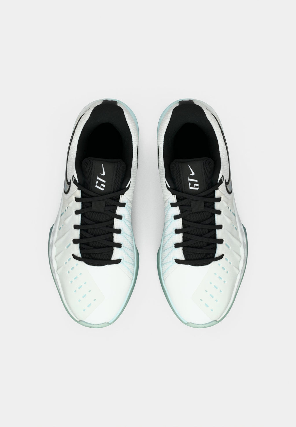 AIR ZOOM GT CUT ACADEMY UNISEX - Basketball shoes - white/black/glacier blue/summit white