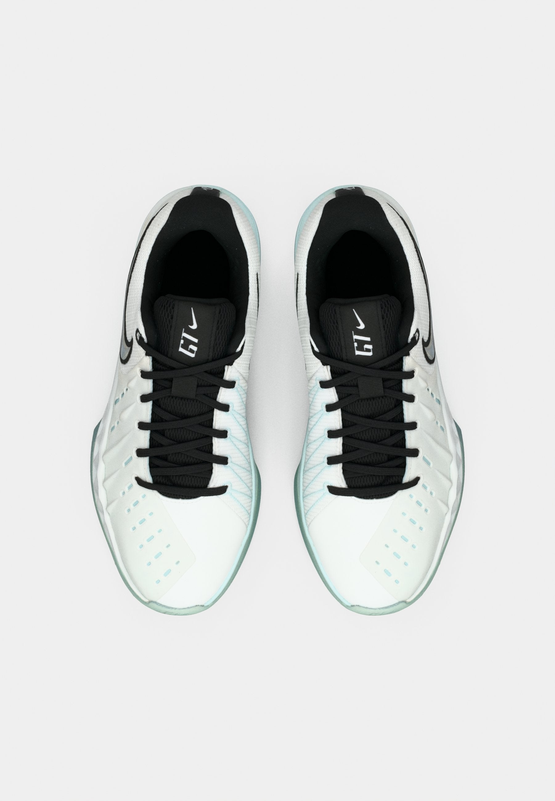 AIR ZOOM GT CUT ACADEMY UNISEX - Basketball shoes - white/black/glacier blue/summit white