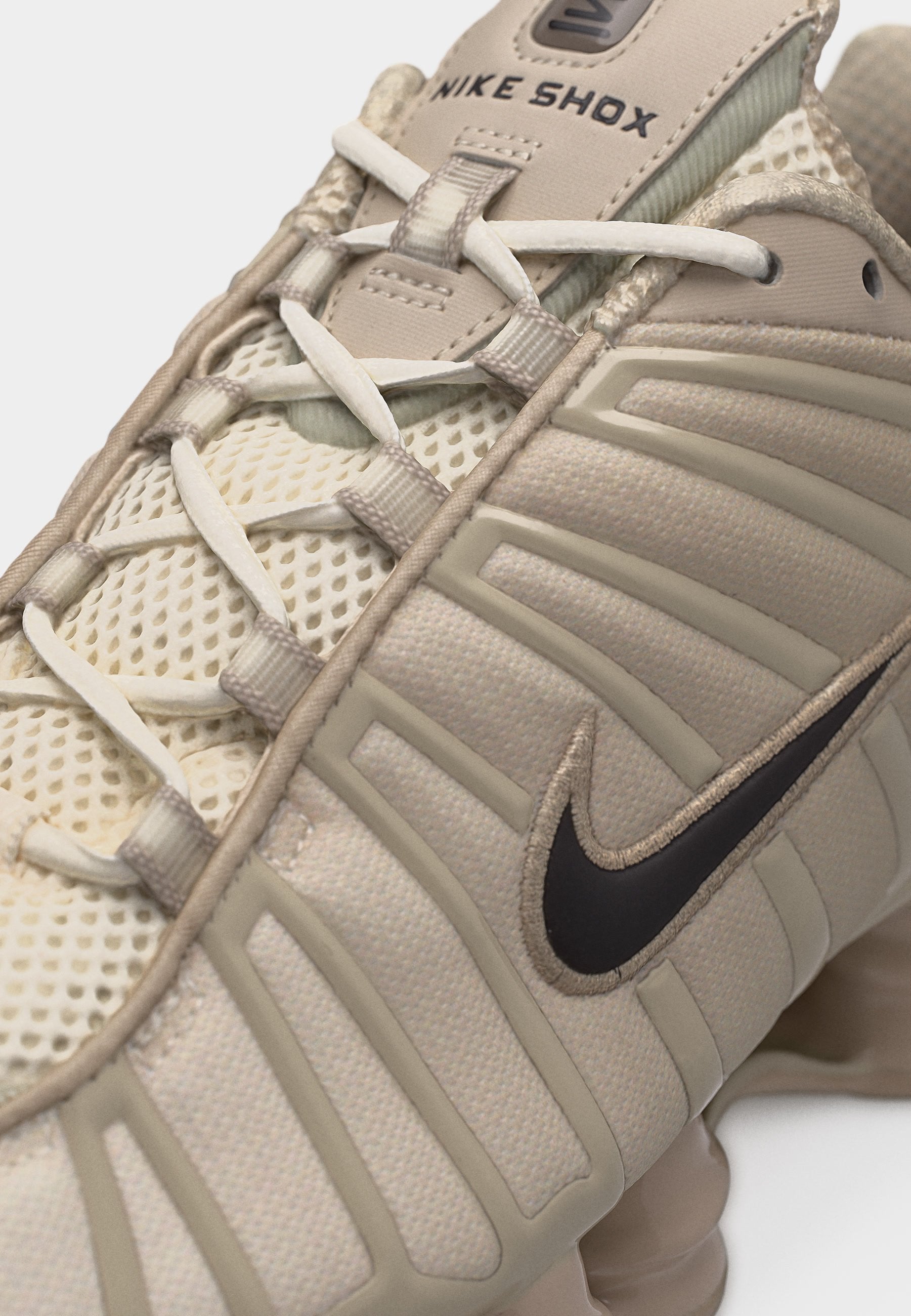 SHOX TL - Baskets - crème/noir/voile/kaki désert