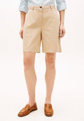 WASHED REGULAR CHINO SHORTS - Shorts - beige