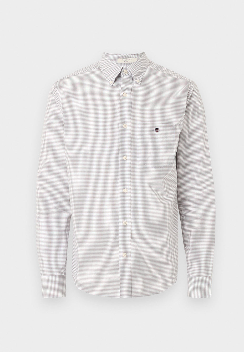 CLASSIC GINGHAM SHIRT - Shirt - light putty