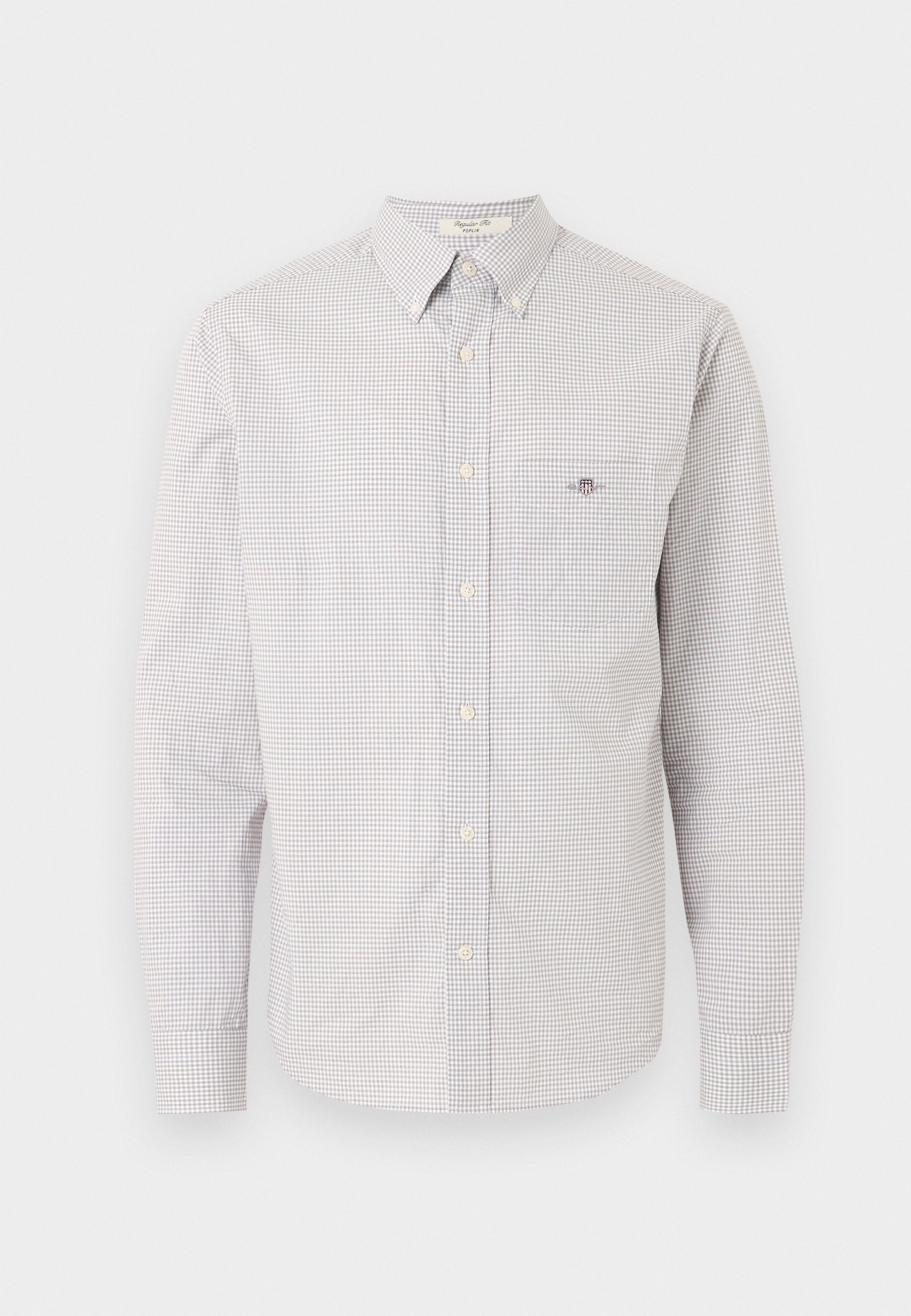 CLASSIC GINGHAM SHIRT - Shirt - light putty