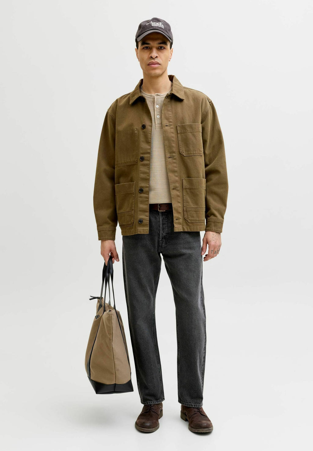 Plain - Basic T-shirt - humus