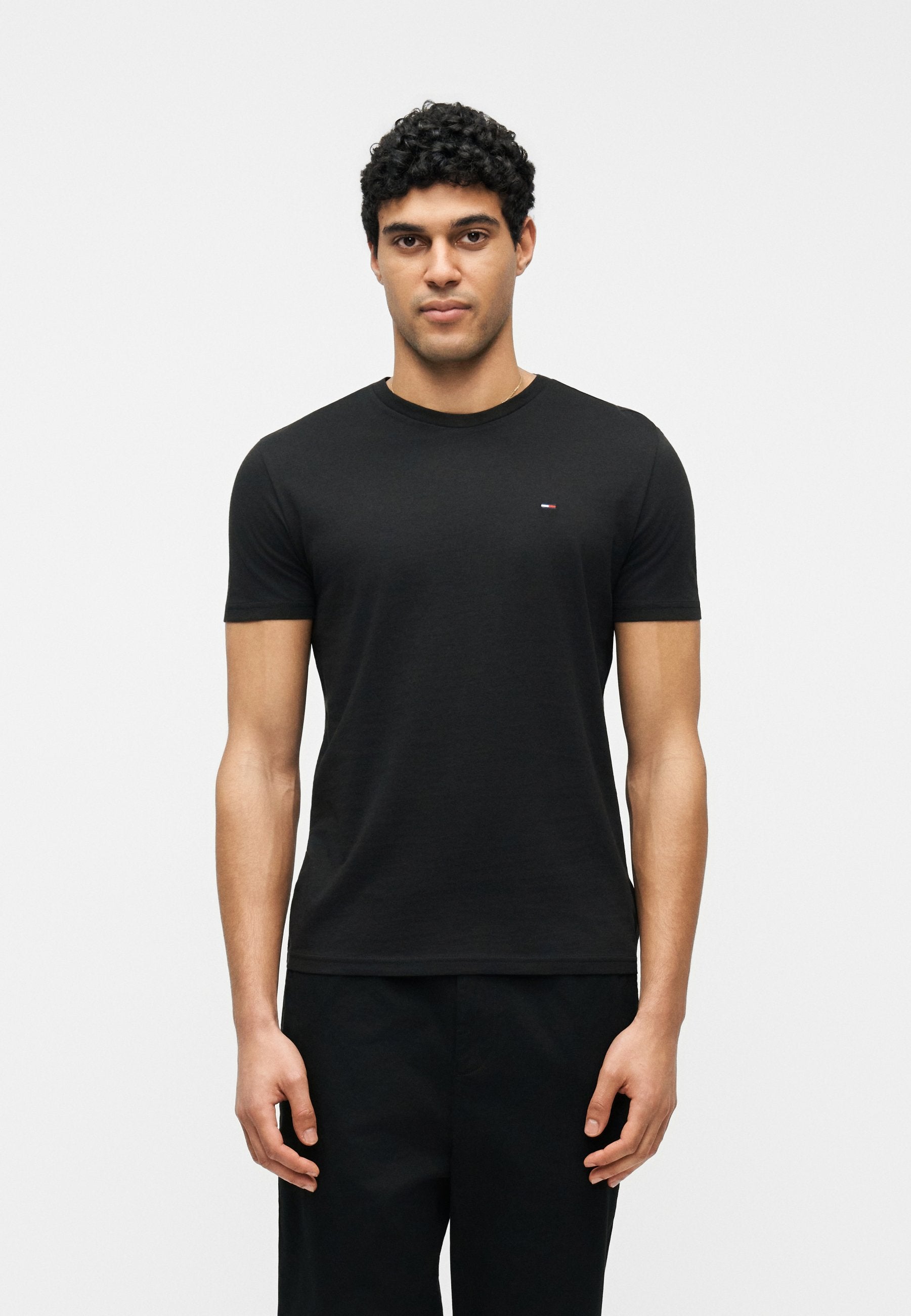 SLIM TEE  - Basic T-shirt - black