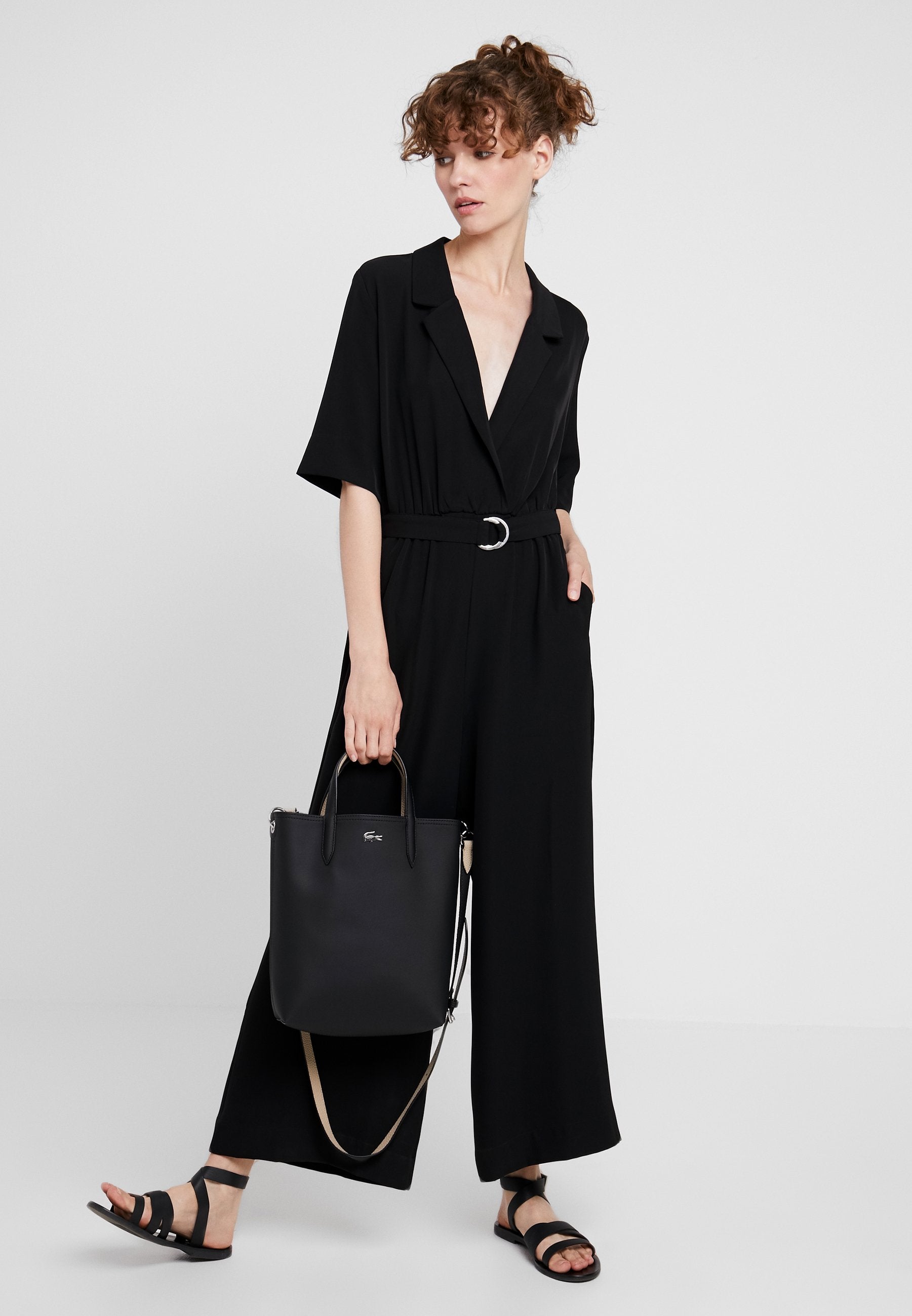 SHOPPING BAG SET - Handbag - black warm sand