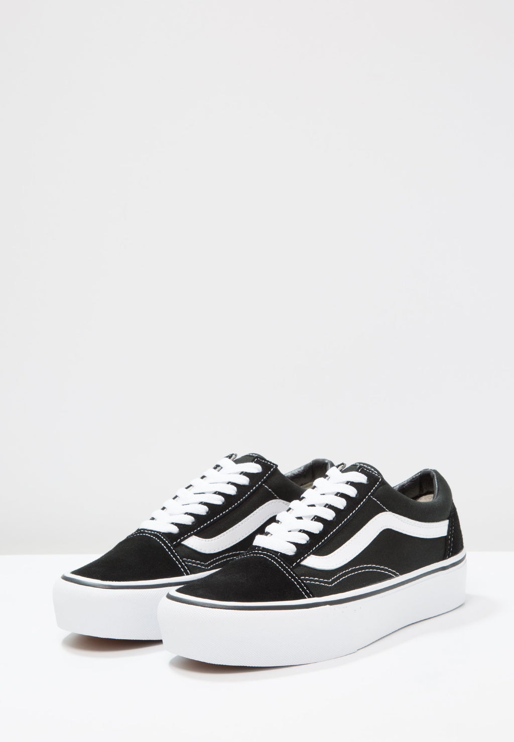 UA OLD SKOOL PLATFORM - Trainers - black/white