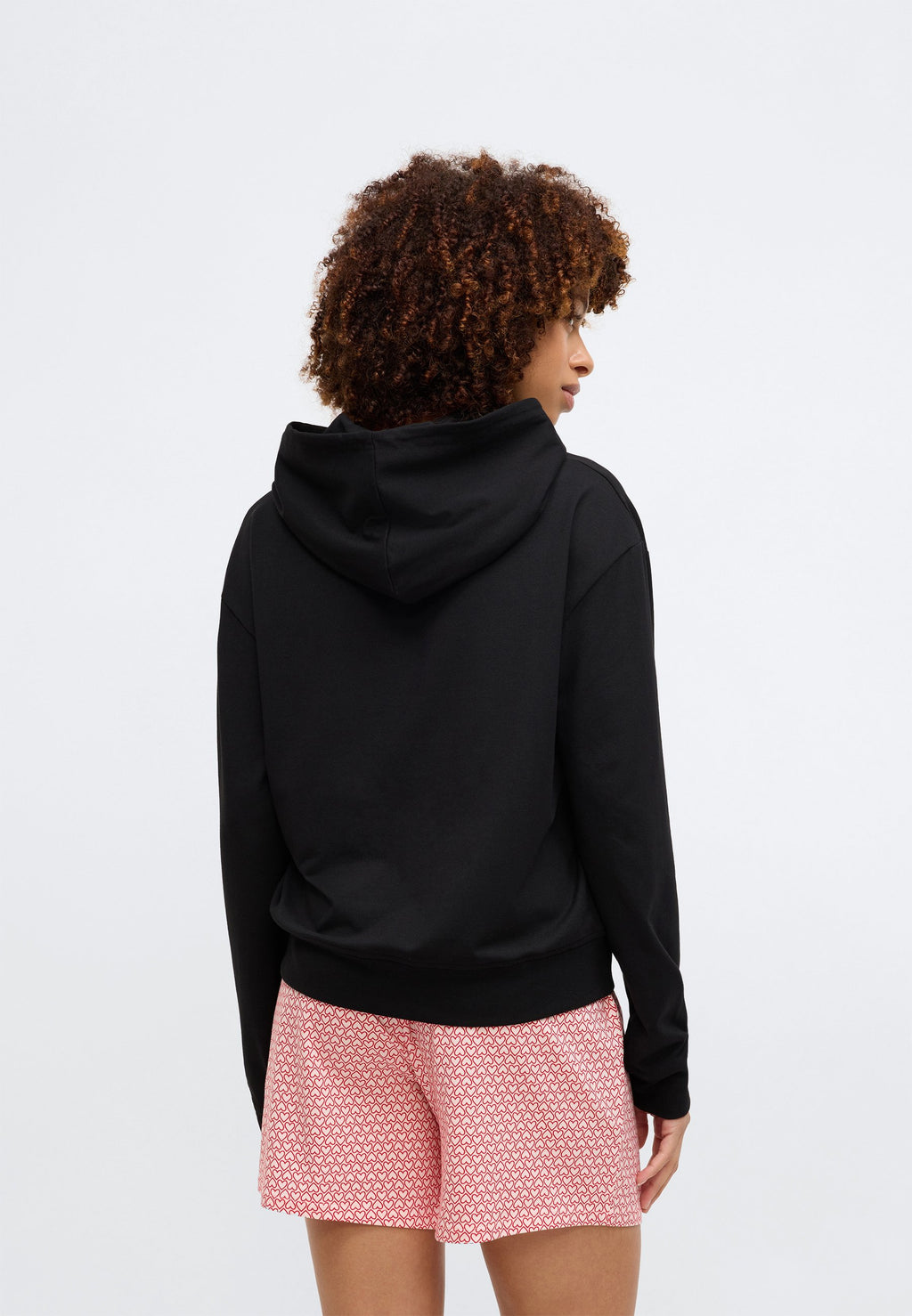 SIGNATURE HOODIE - Pyjama top - black