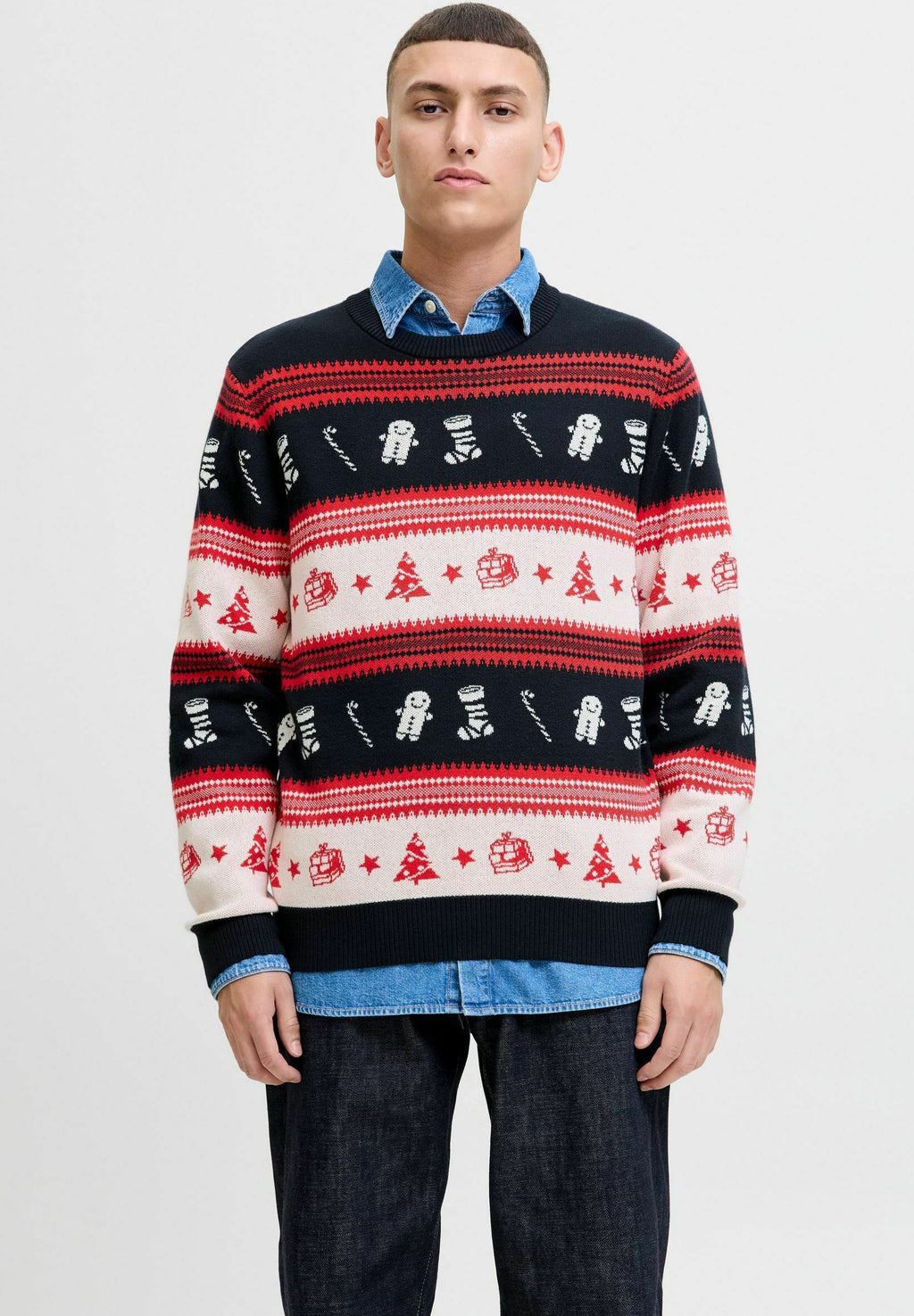 Knitted X-mas Knitted - Jumper - true red