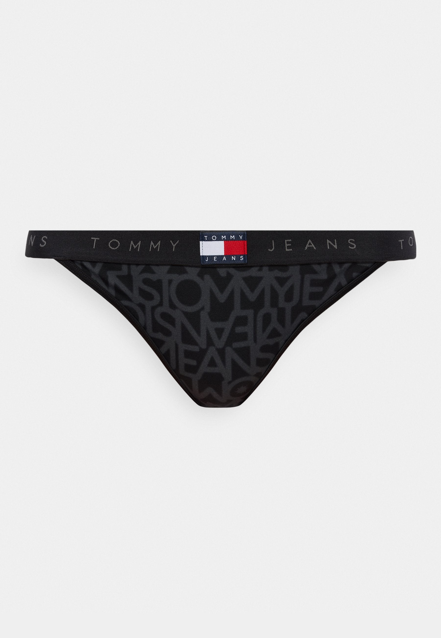 HERITAGE CHEEKY PRINT - Bikini bottoms - black