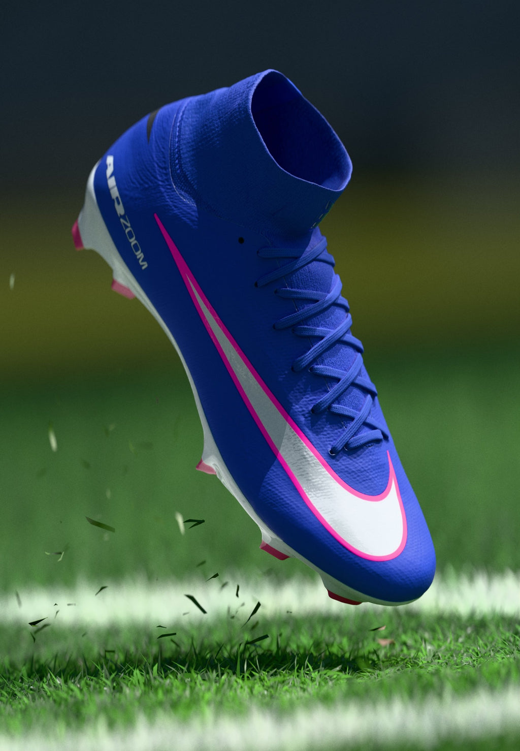 ZM 10 PRO FG - Firm-ground football boots - racer blue/white