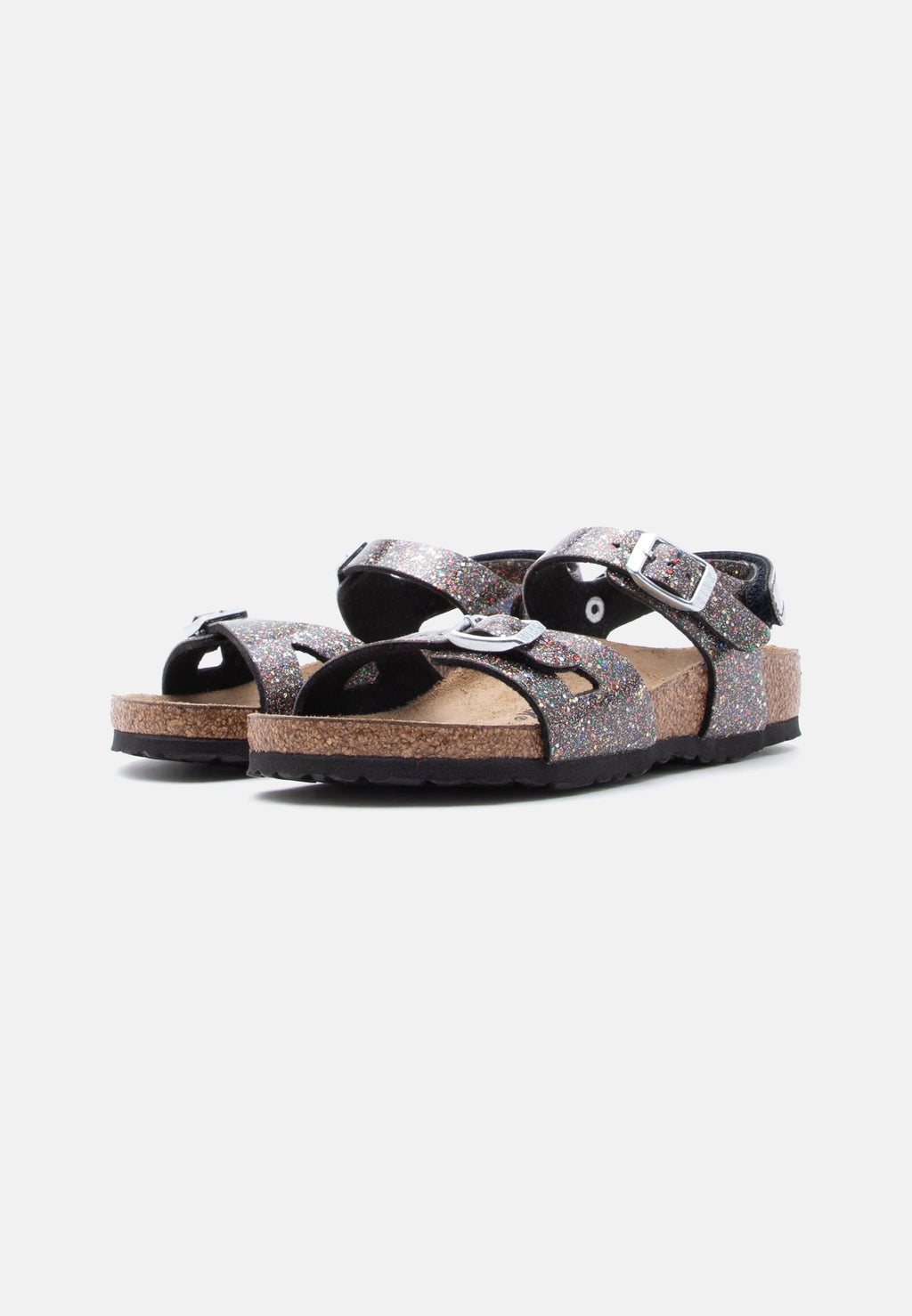 RIO COSMIC SPARKLE NARROW - Sandals - black