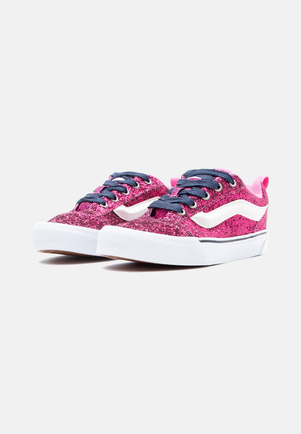 KNU SKOOL - Trainers - glitter pink/white