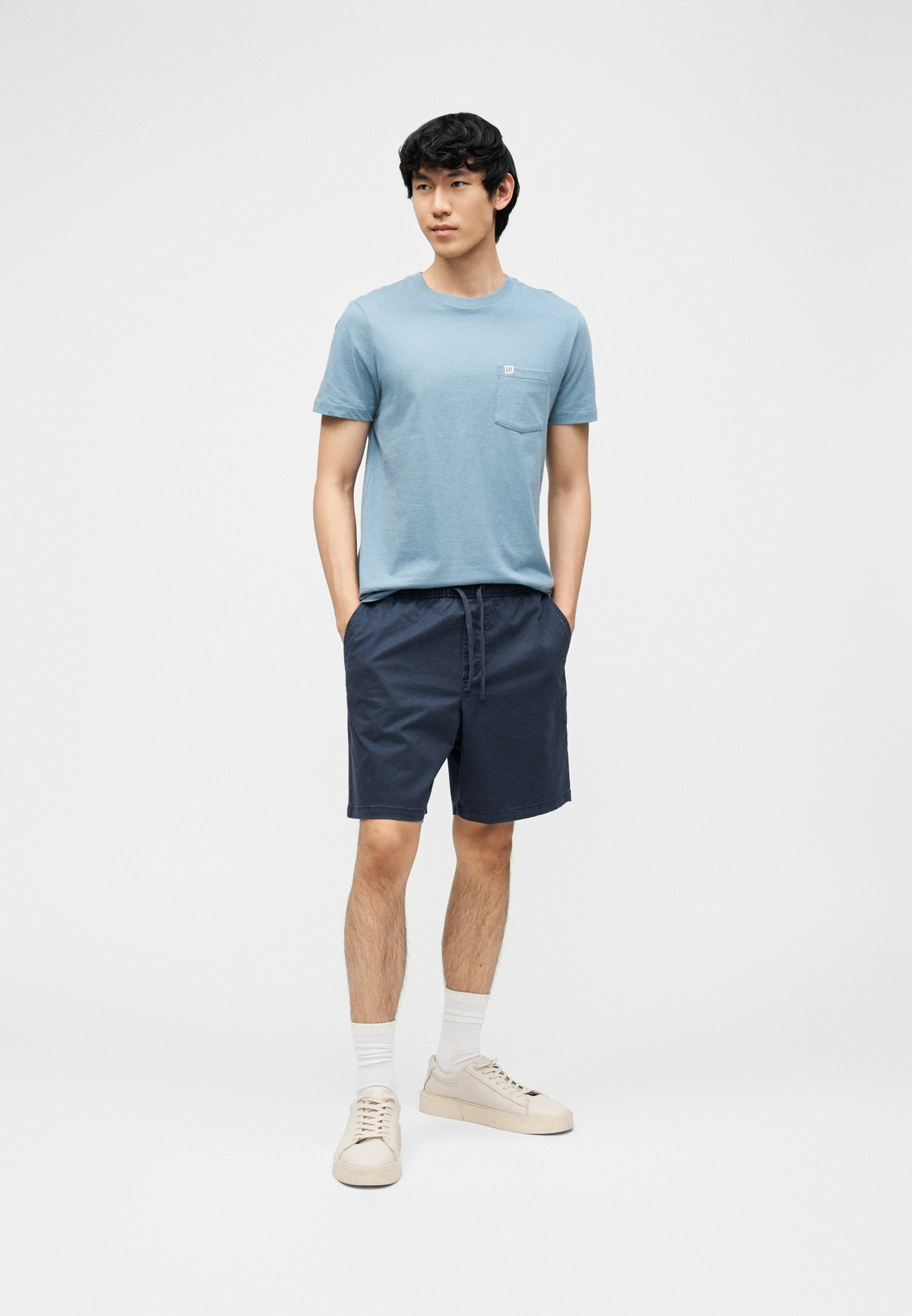 LOGO - Basic T-shirt - jasper blue