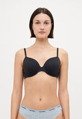 SOUTIEN-GORGE COUVRANT LÉGÈREMENT DOUBLÉ - Soutien-gorge à armatures - noir
