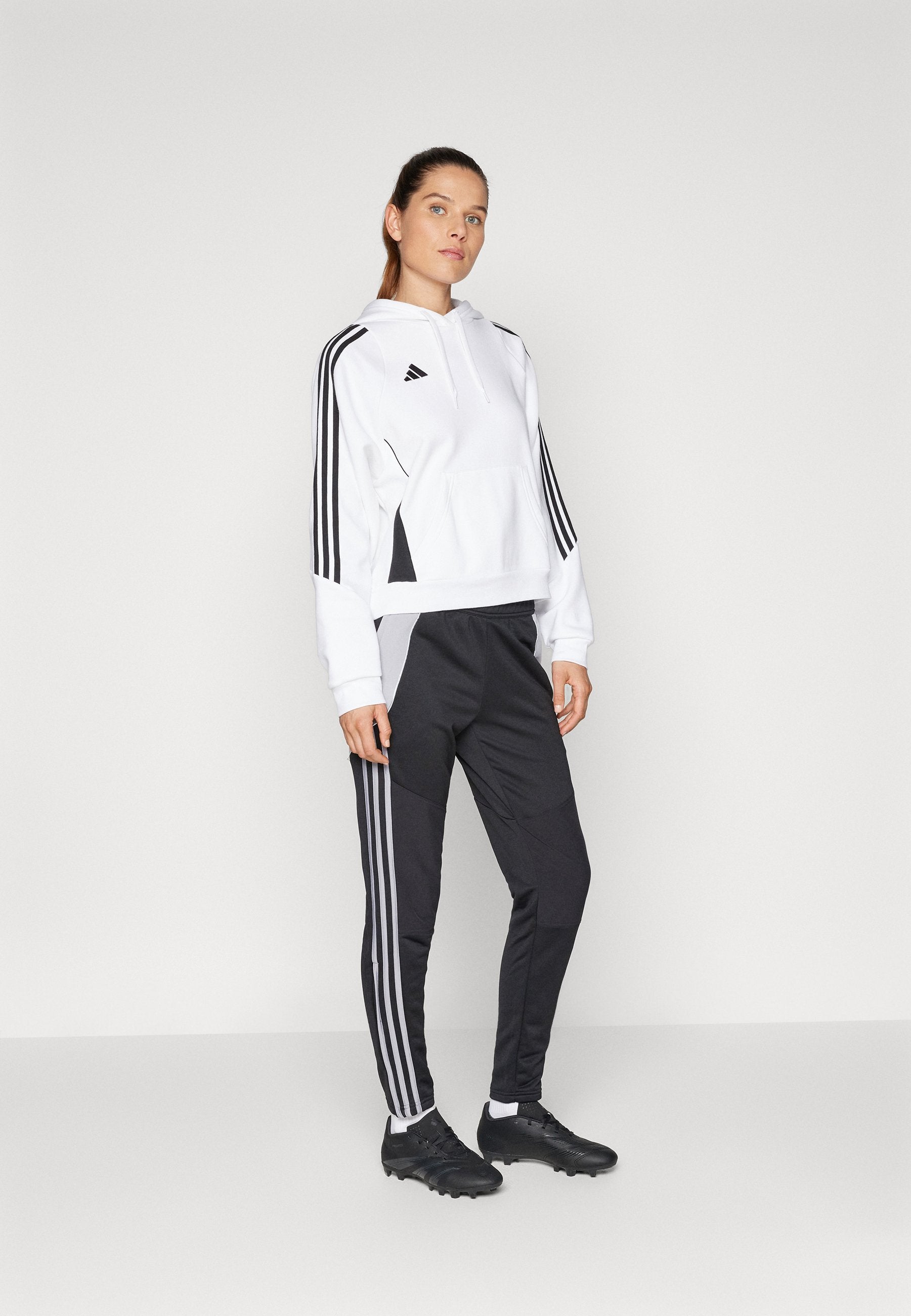 TIRO24 SWEAT HOODIE - Hoodie - white/black
