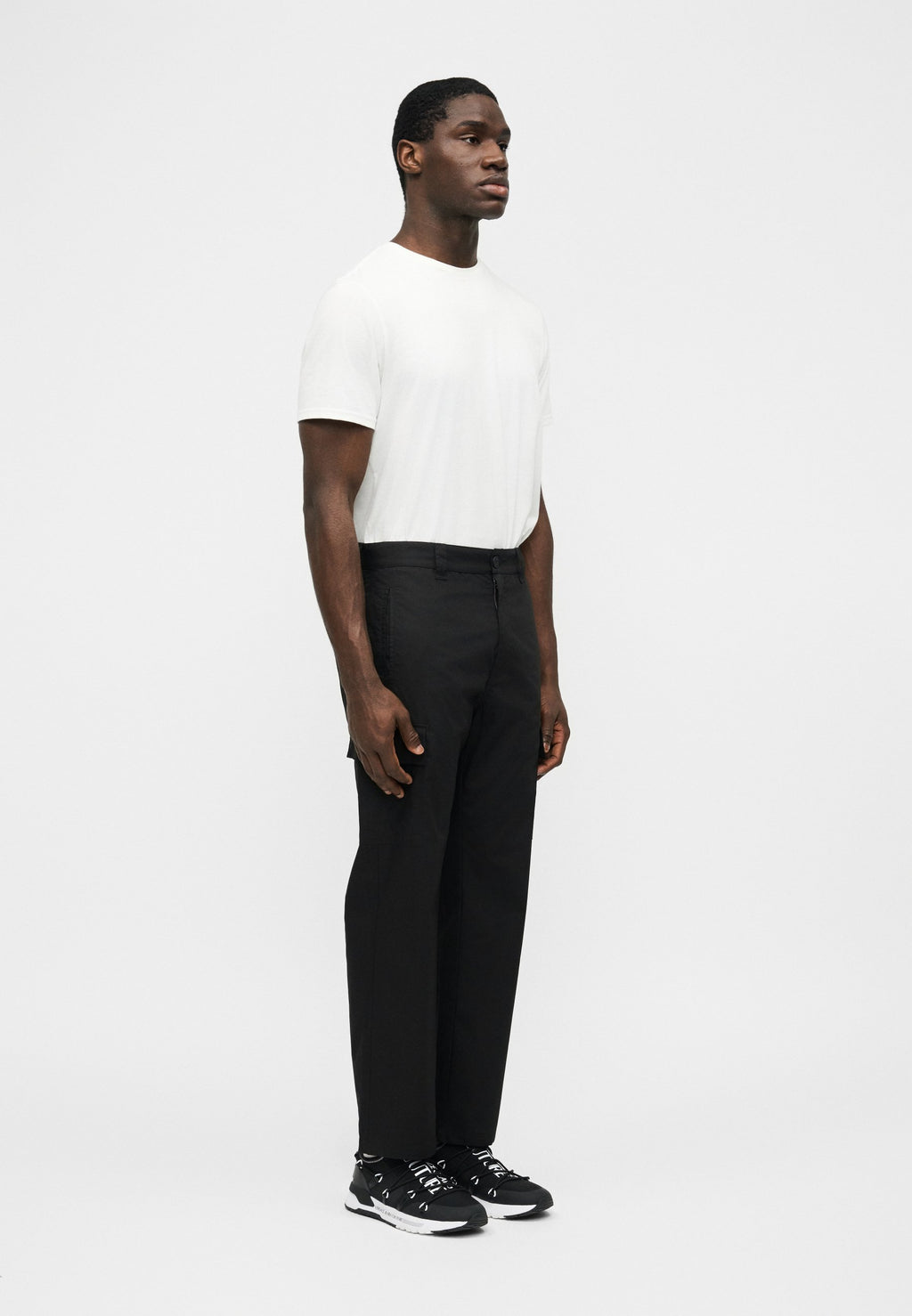 EASY - Cargo trousers - black