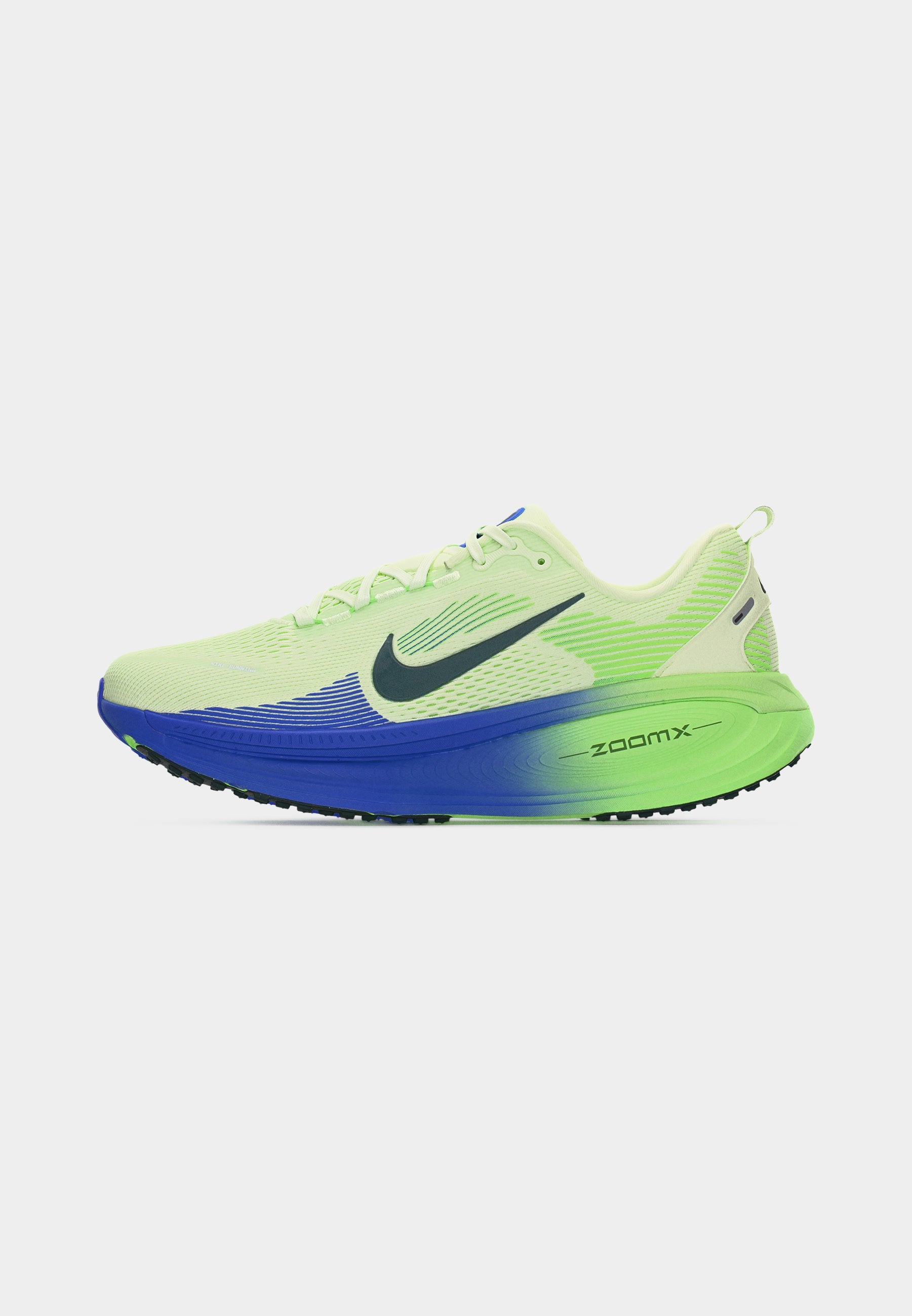 VOMERO UNISEX - Road running shoes - white/black spruce/volt tint/sapphire/lime blast