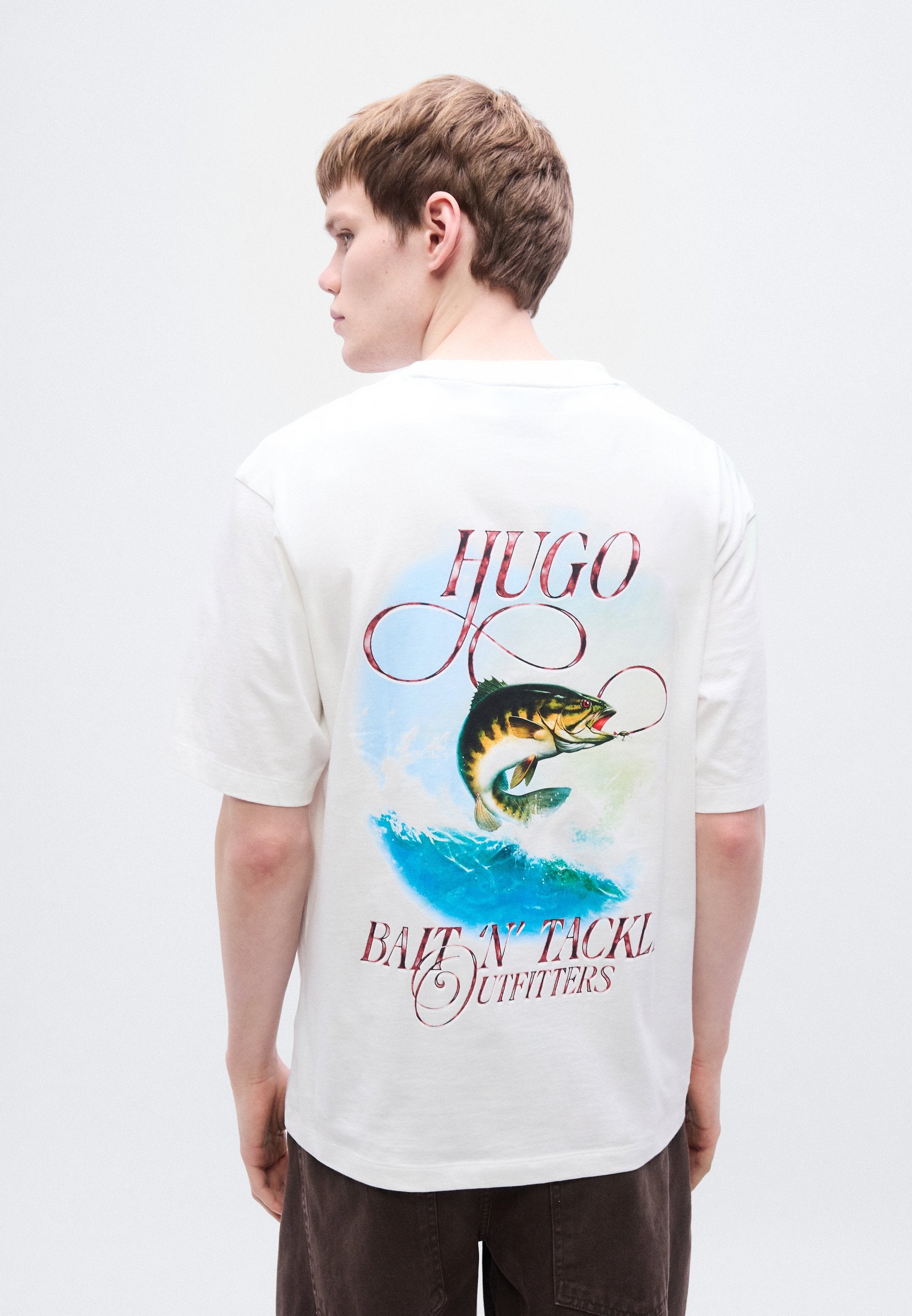 NOFISHIX - Print T-shirt - white