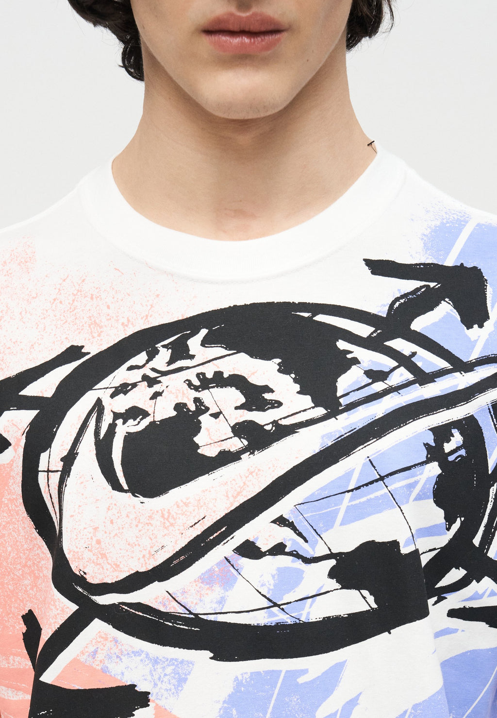 TEE POST STAMP UNISEX - Print T-shirt - white