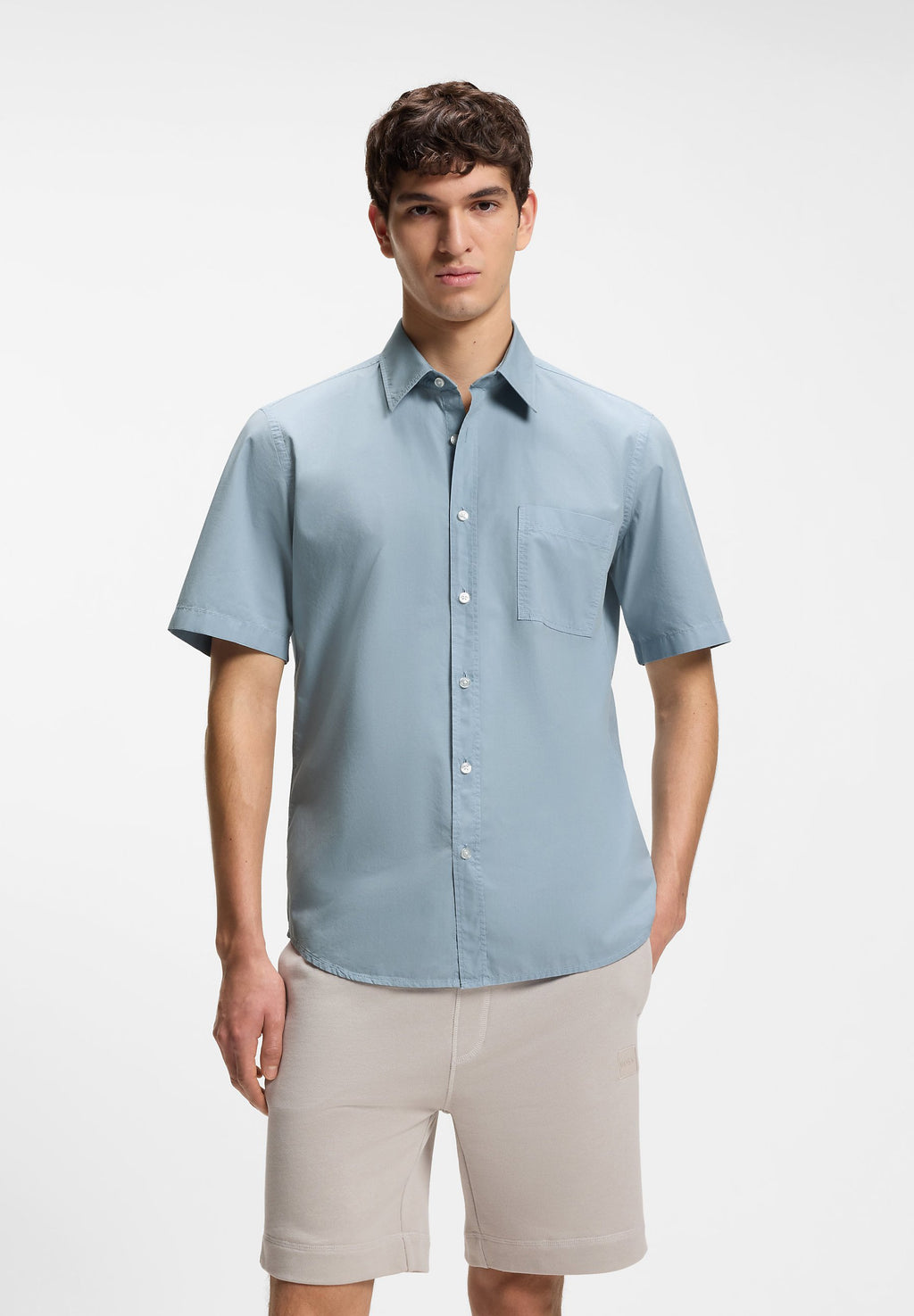 RELEGANT SHORT - Shirt - light/pastel blue