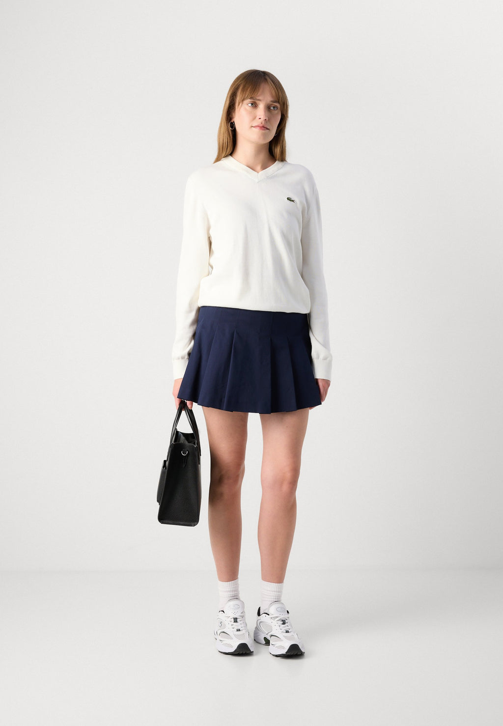 A-line skirt - navy blue