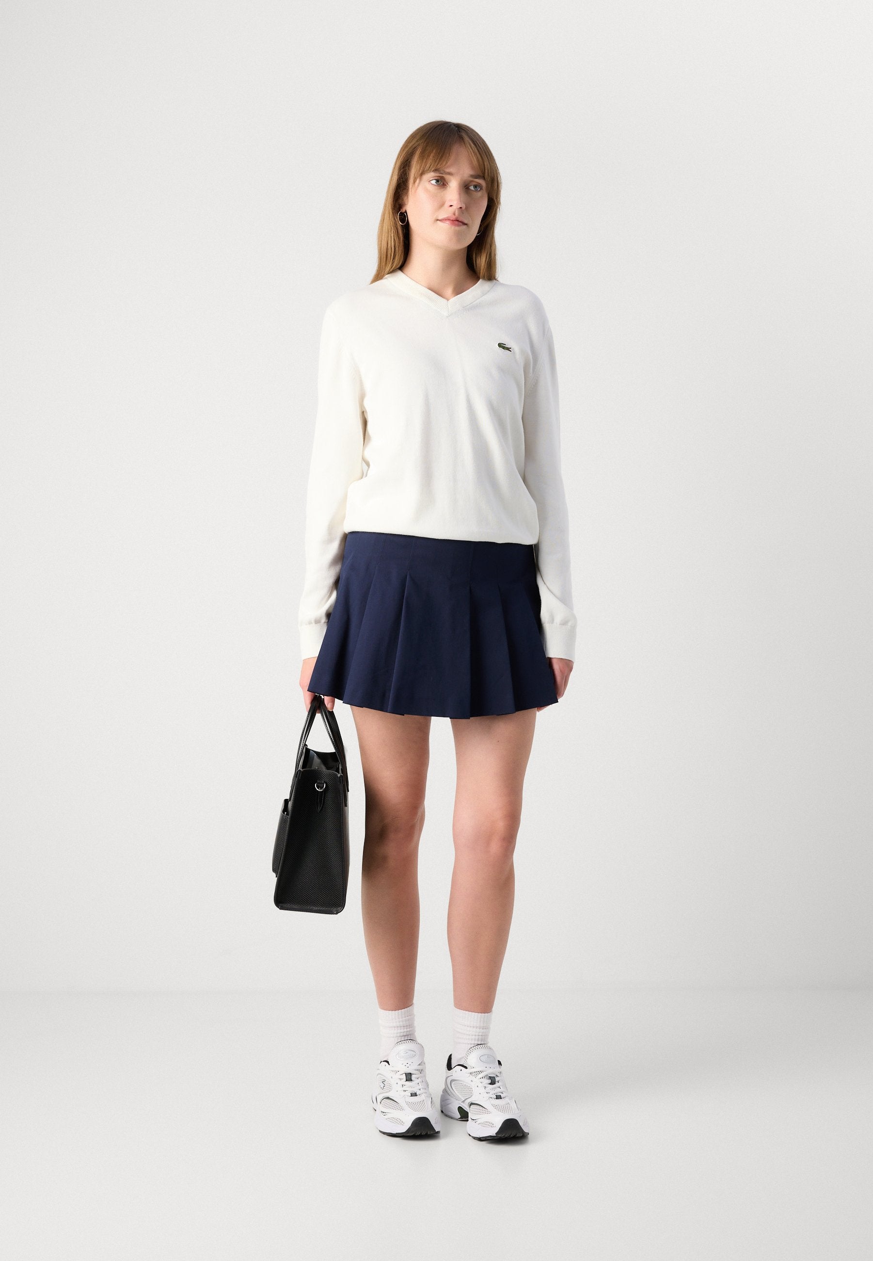 A-line skirt - navy blue