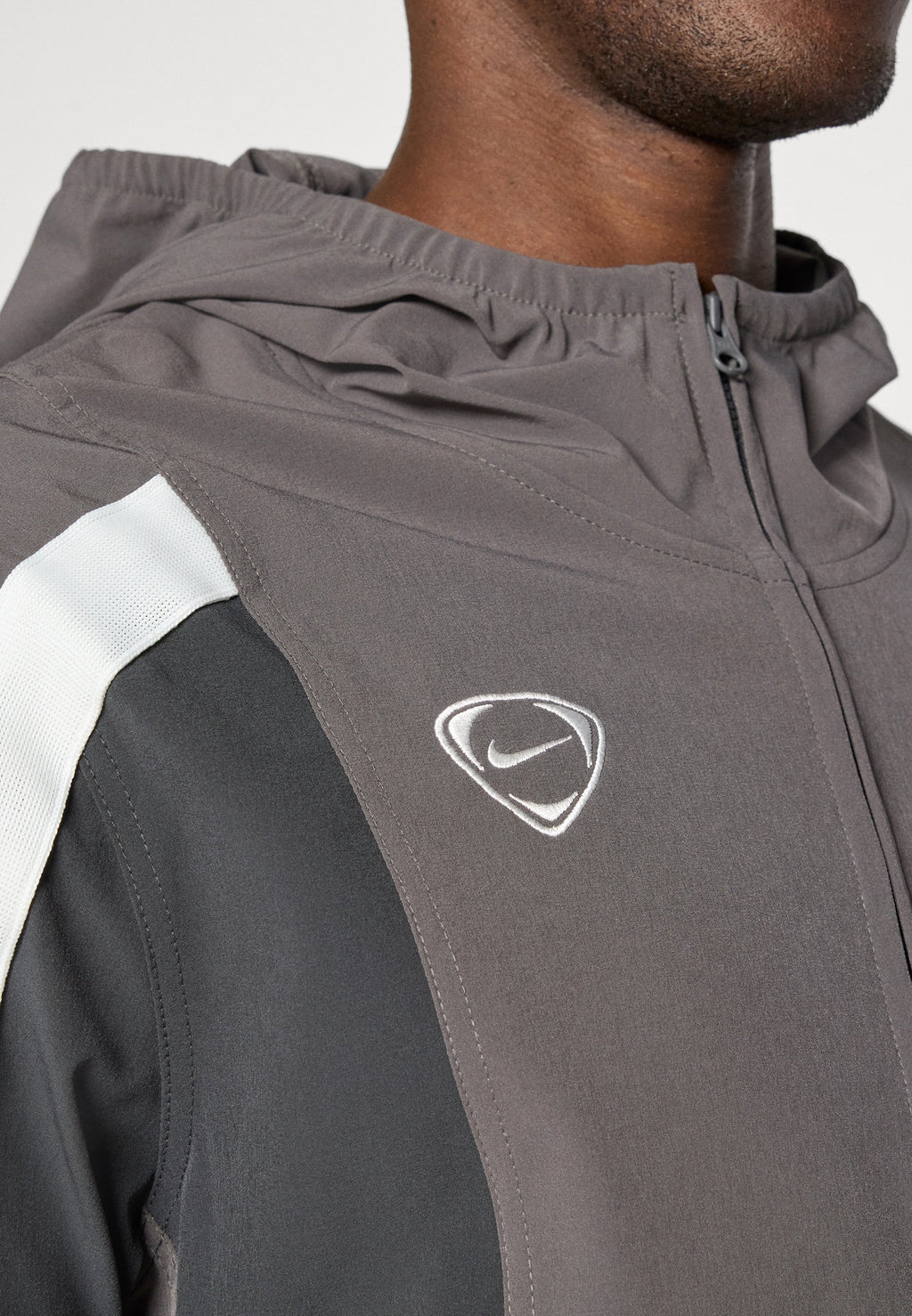 M NK RPL STRK JKT W - Windbreaker - medium ash/off noir/summit white