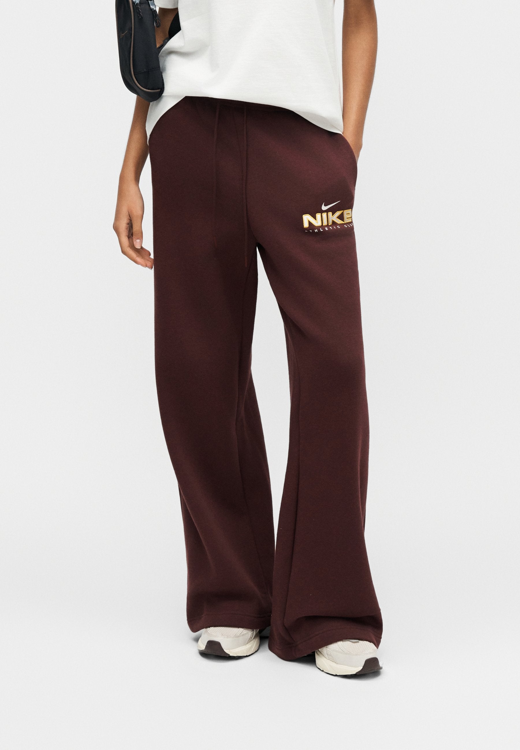 PANTALON LARGE - Bas de survêtement - crush bordeaux