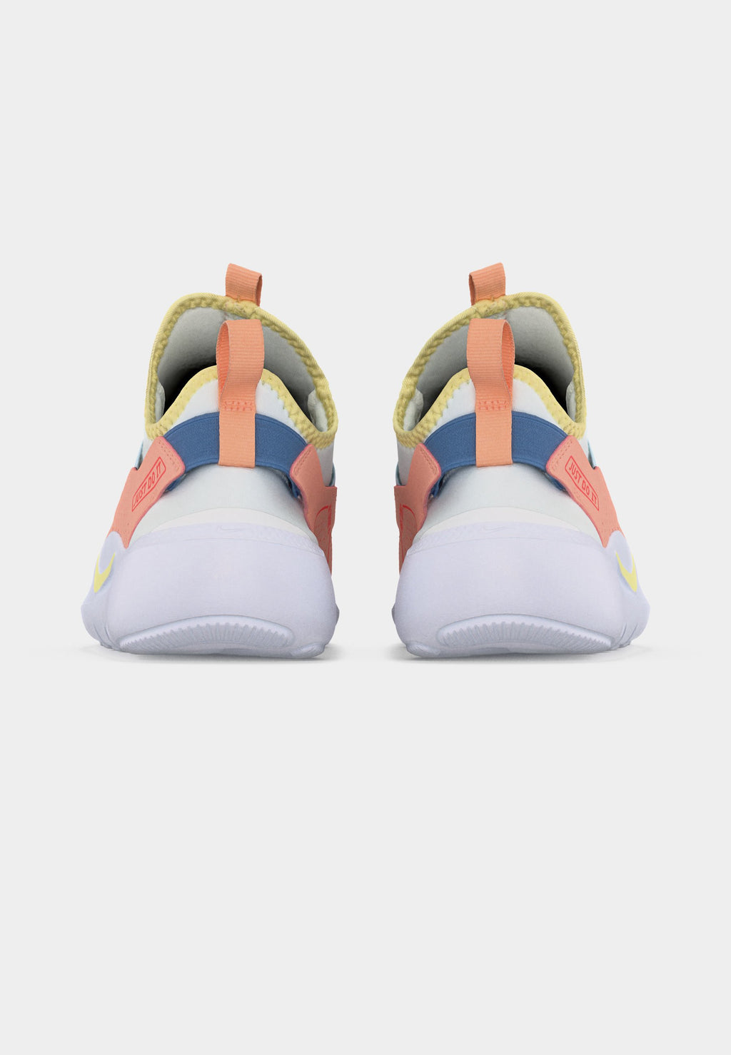 FLEX RUNNER UNISEX - Road running shoes - summit white/life lime/arctic orange/hot lava/glacier blue/work blue