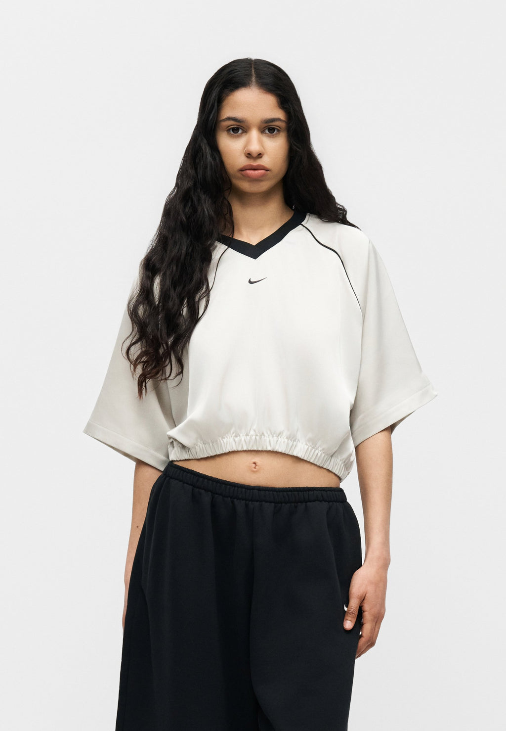 Blouse - light bone/black