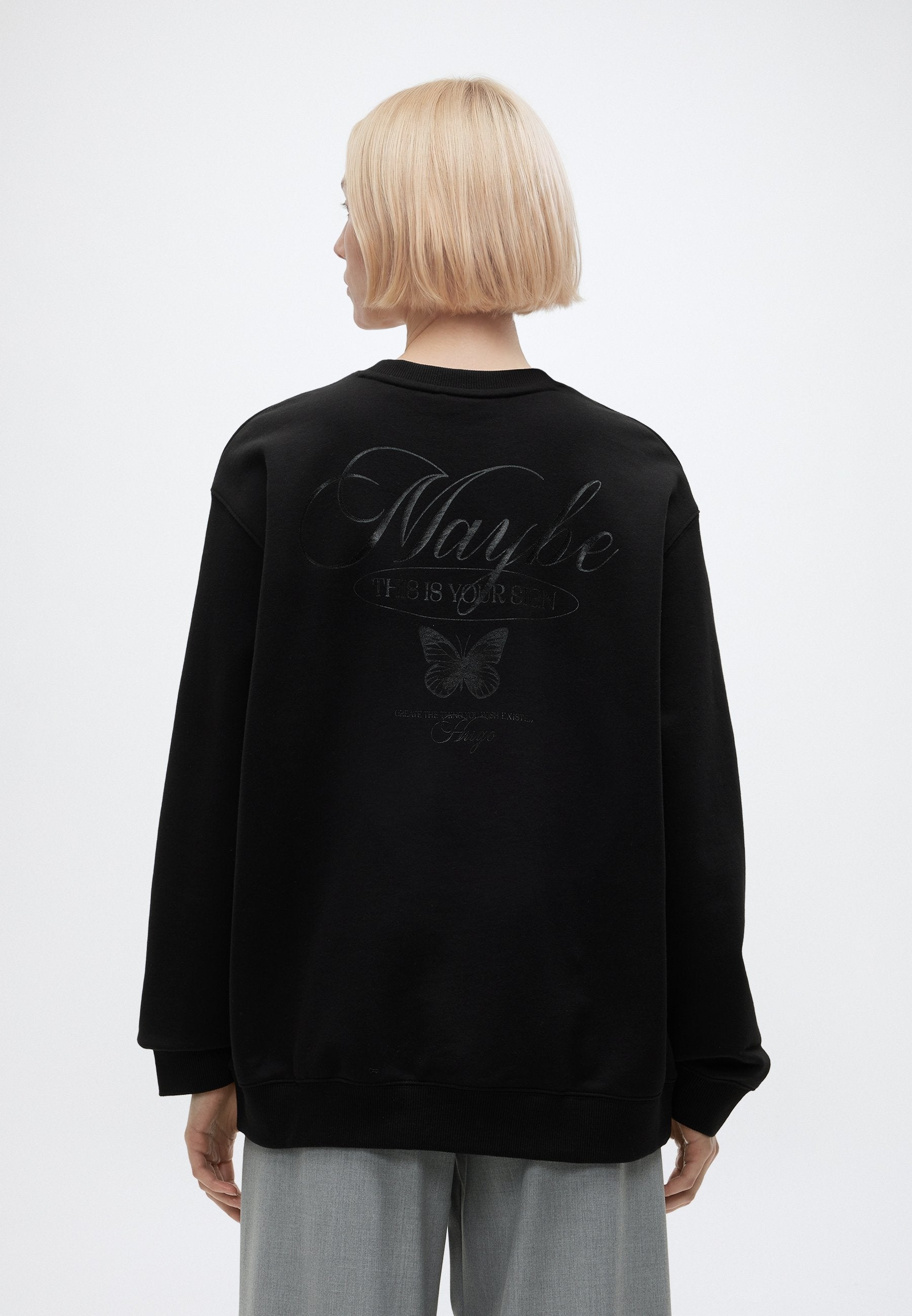 CLASSIC CREW - Sweatshirt - black